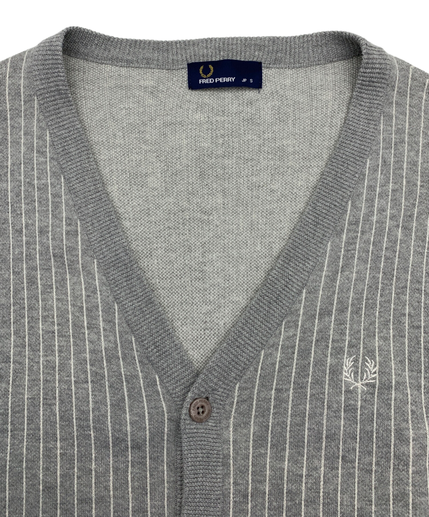 中古・古着通販】FRED PERRY (フレッドペリー) 薄手カーディガン 