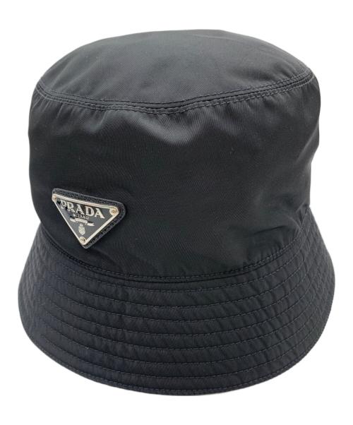 中古・古着通販】PRADA (プラダ) バケットハット ブラック サイズ:S