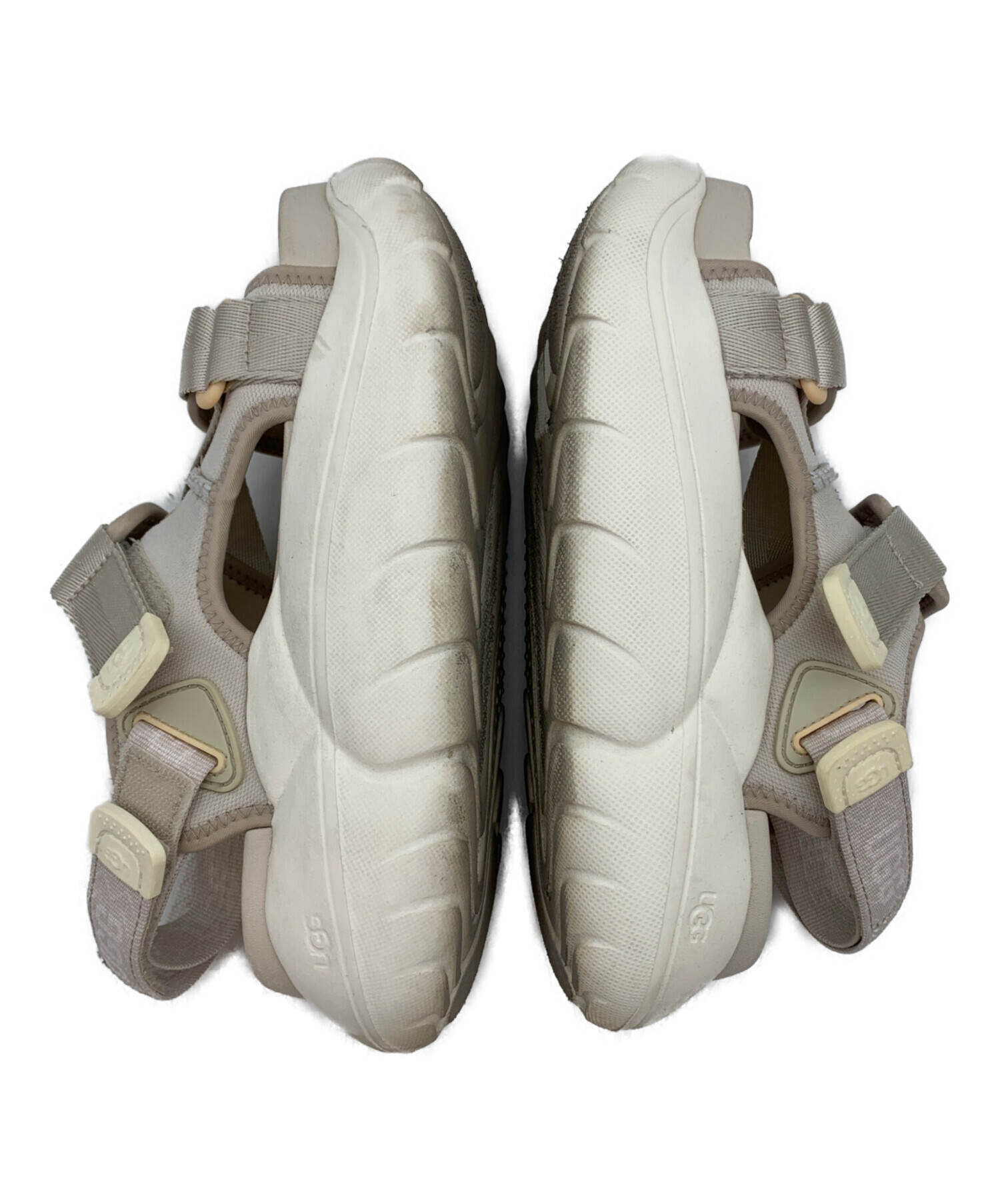 中古・古着通販】UGG (アグ) ストラップサンダル ベージュ サイズ:24.0