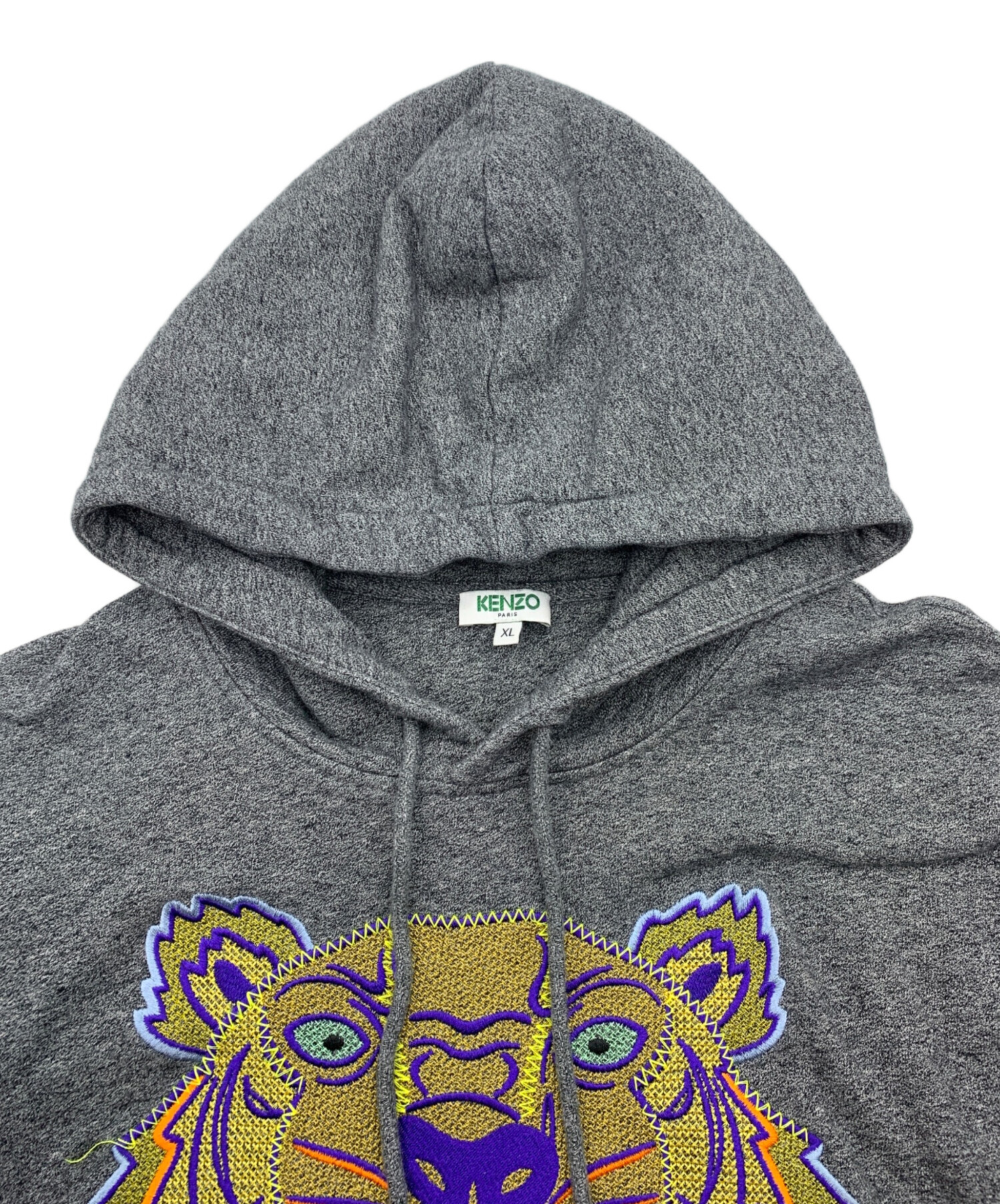 中古・古着通販】KENZO (ケンゾー) プルオーバーパーカー グレー