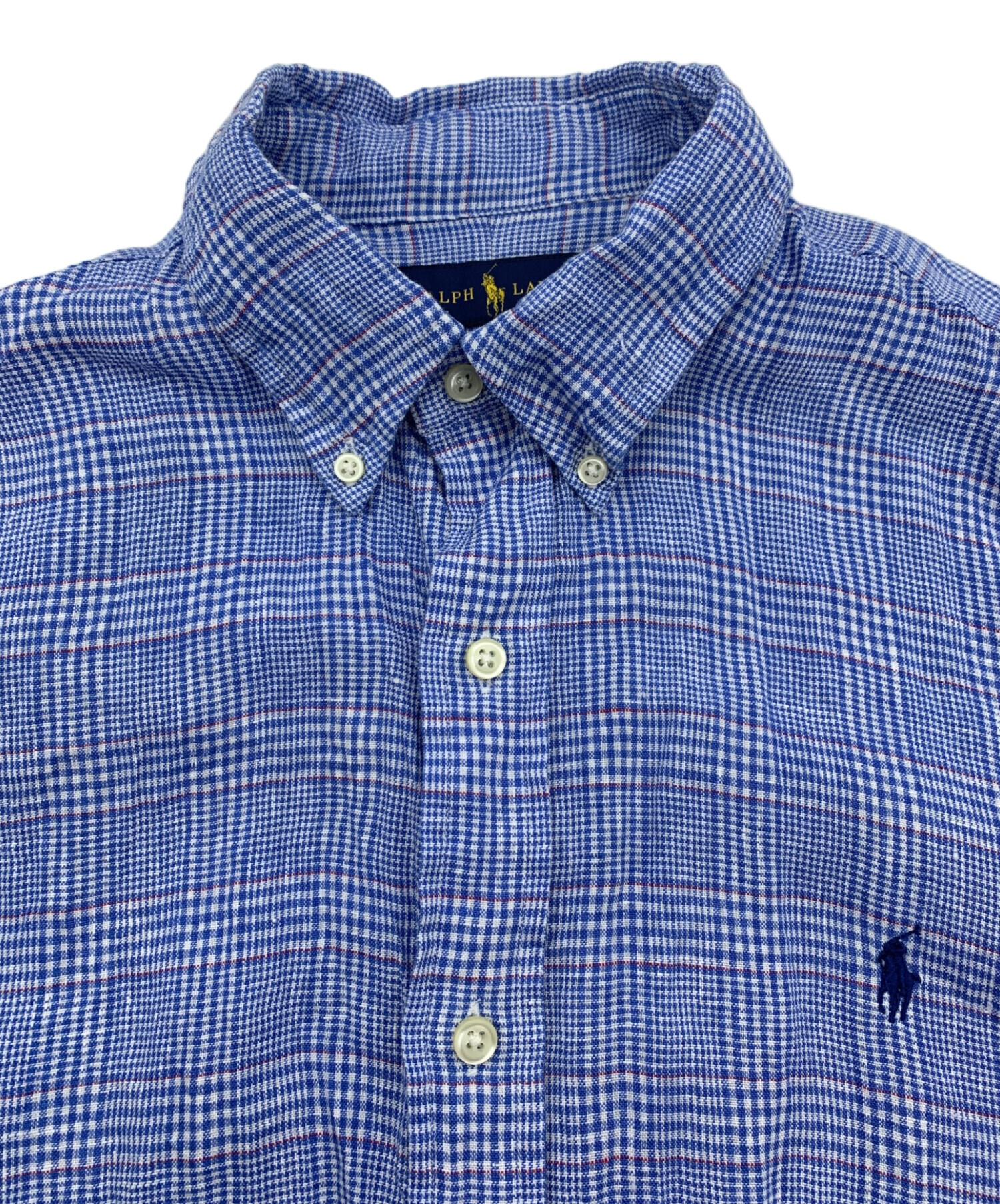 中古・古着通販】RALPH LAUREN (ラルフローレン) 長袖シャツ ネイビー