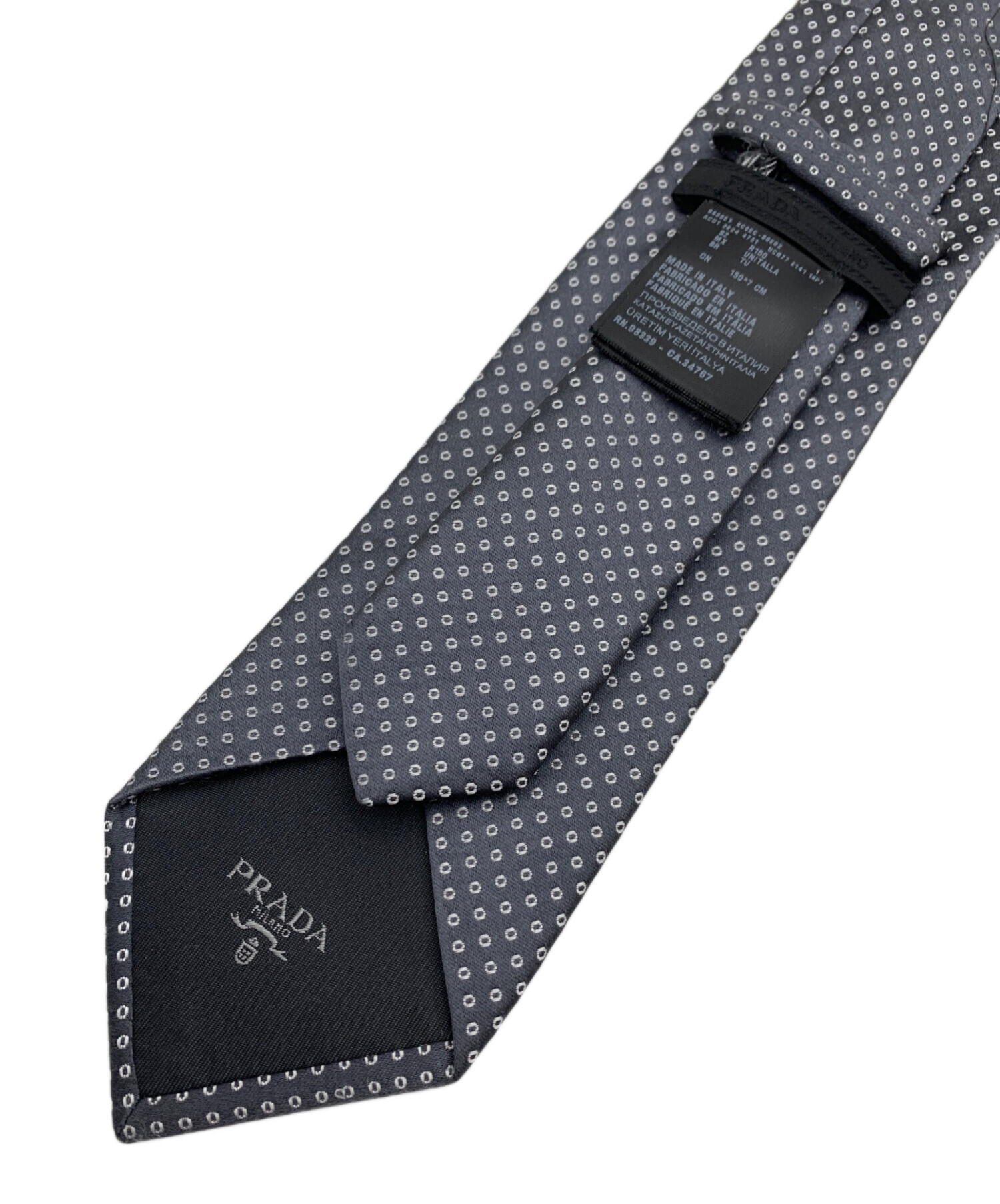 中古・古着通販】PRADA (プラダ) ネクタイ グレー サイズ:不明