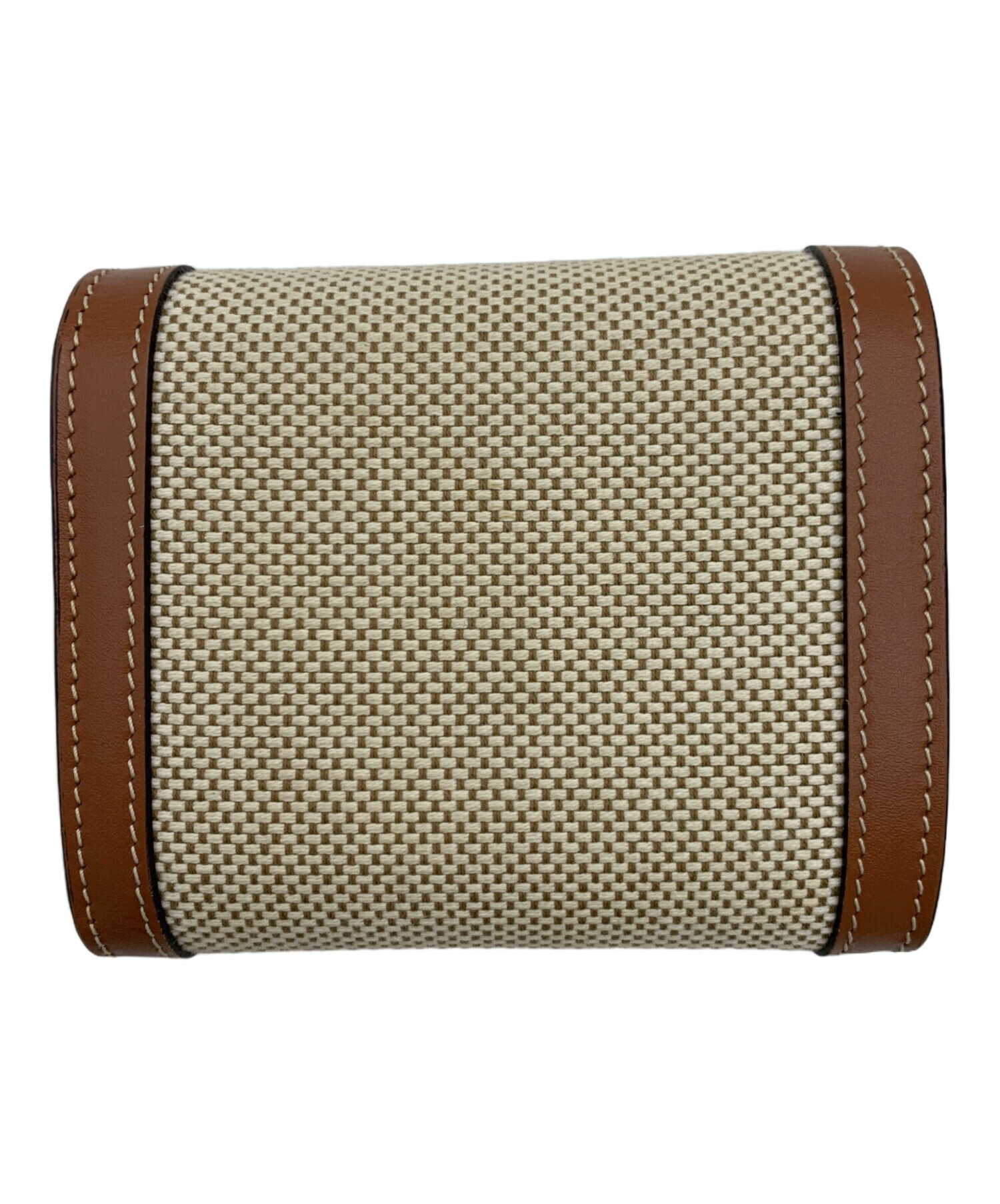 CELINE セリーヌ 財布・ケース  茶 【古着】【中古】【送料無料】 中古・古着通販】CELINE (セリーヌ) スモール フラップウォレット