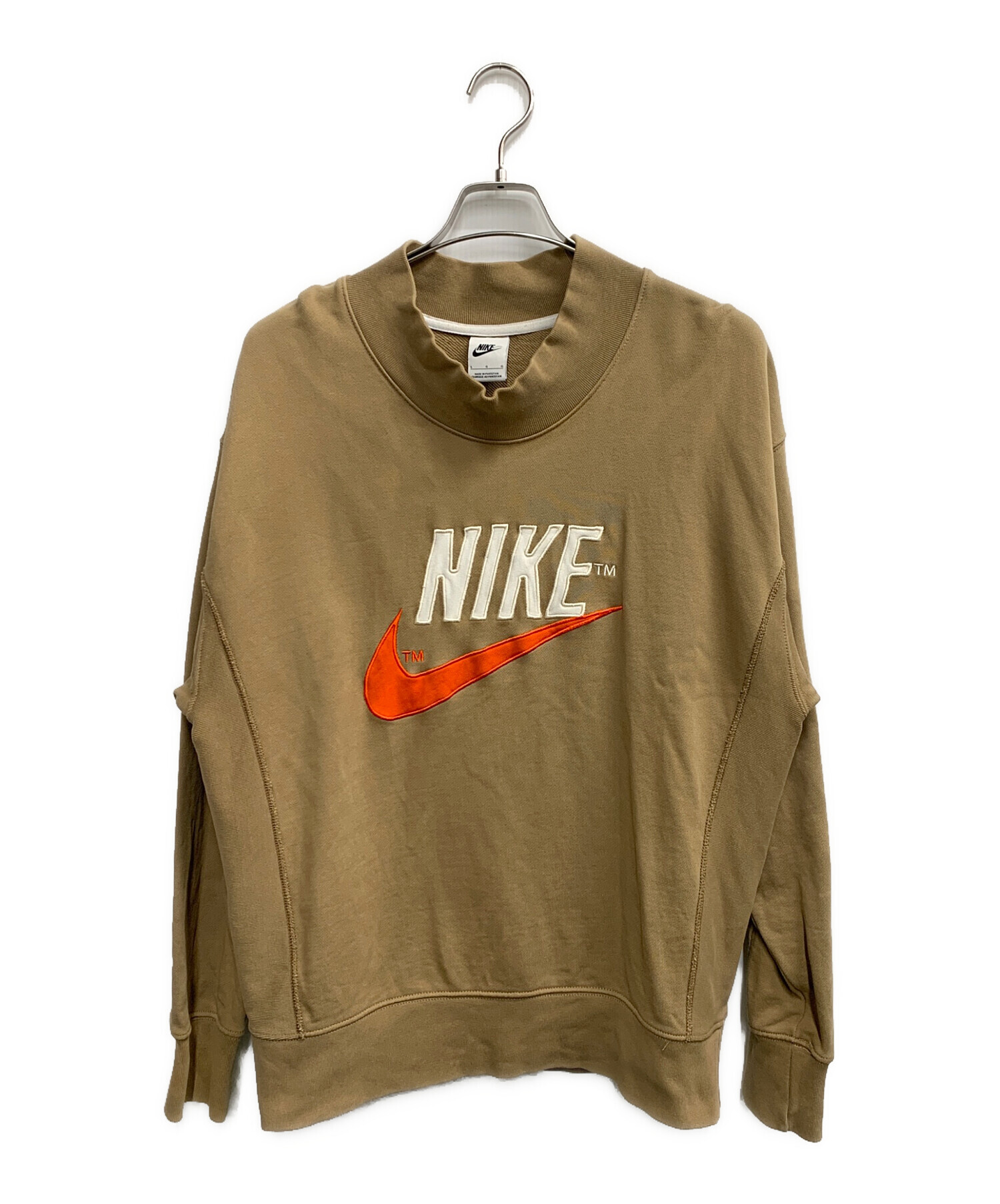 中古・古着通販】NIKE (ナイキ) クルーネックスウェット ブラウン 