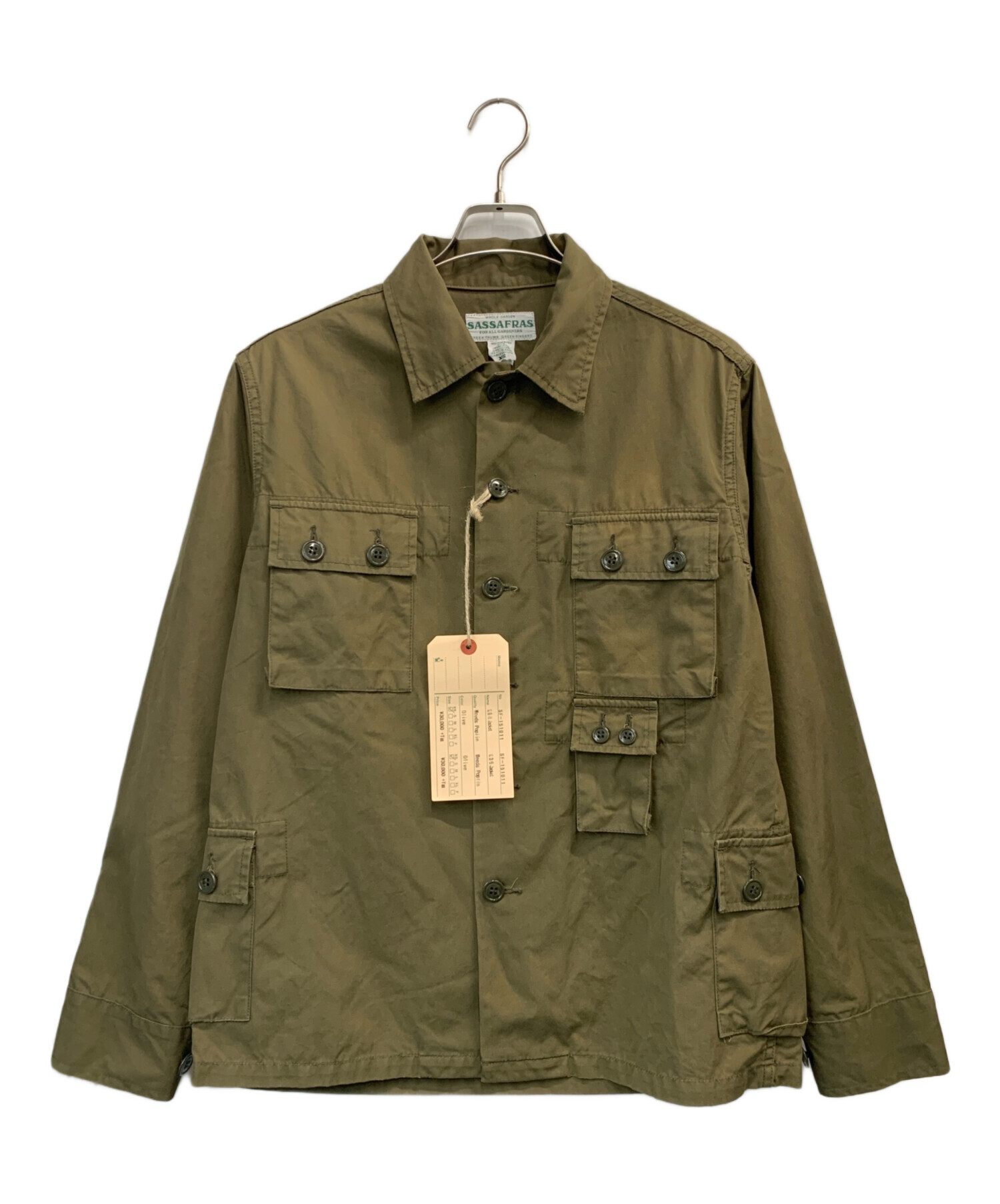 中古・古着通販】SASSAFRAS (ササフラス) ワークジャケット カーキ