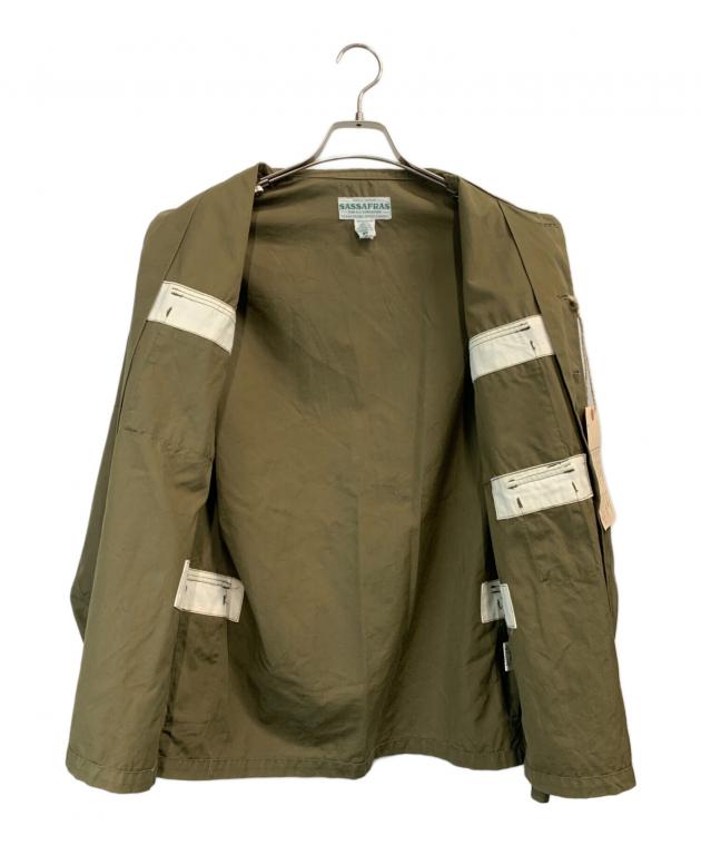 中古・古着通販】SASSAFRAS (ササフラス) ワークジャケット カーキ