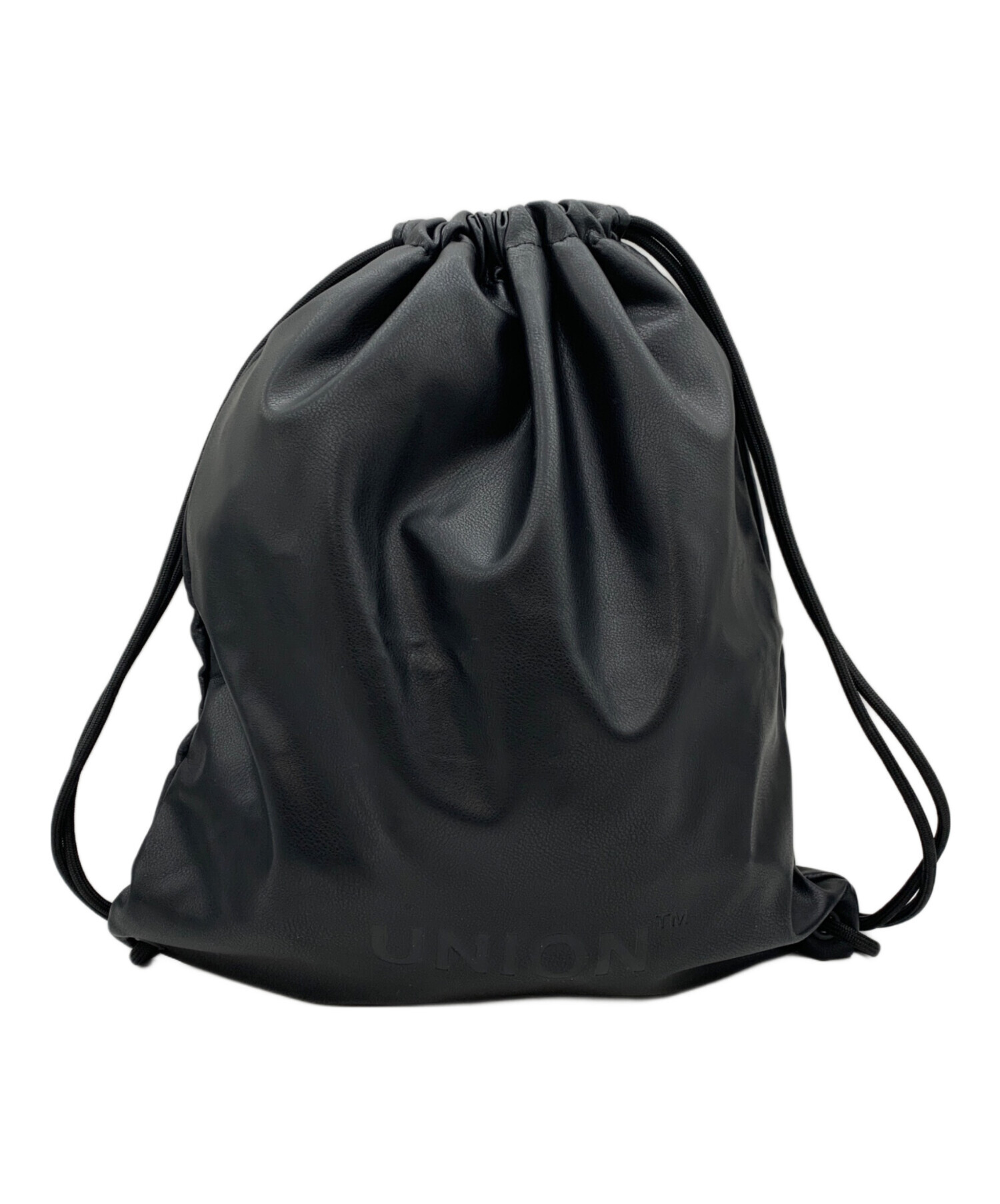 UNION ナップサック ブラック 中古・古着通販】UNION (ユニオン) ナップサック ブラック｜ブランド