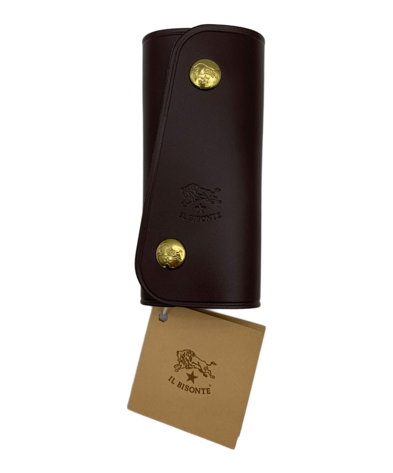 イルビゾンテ ILBISONTE レザ－キーケース 543240150/32 ブラウン【中古】Sランク イルビゾンテ ILBISONTE レザ－キーケース 543240150/32 ブラウン
