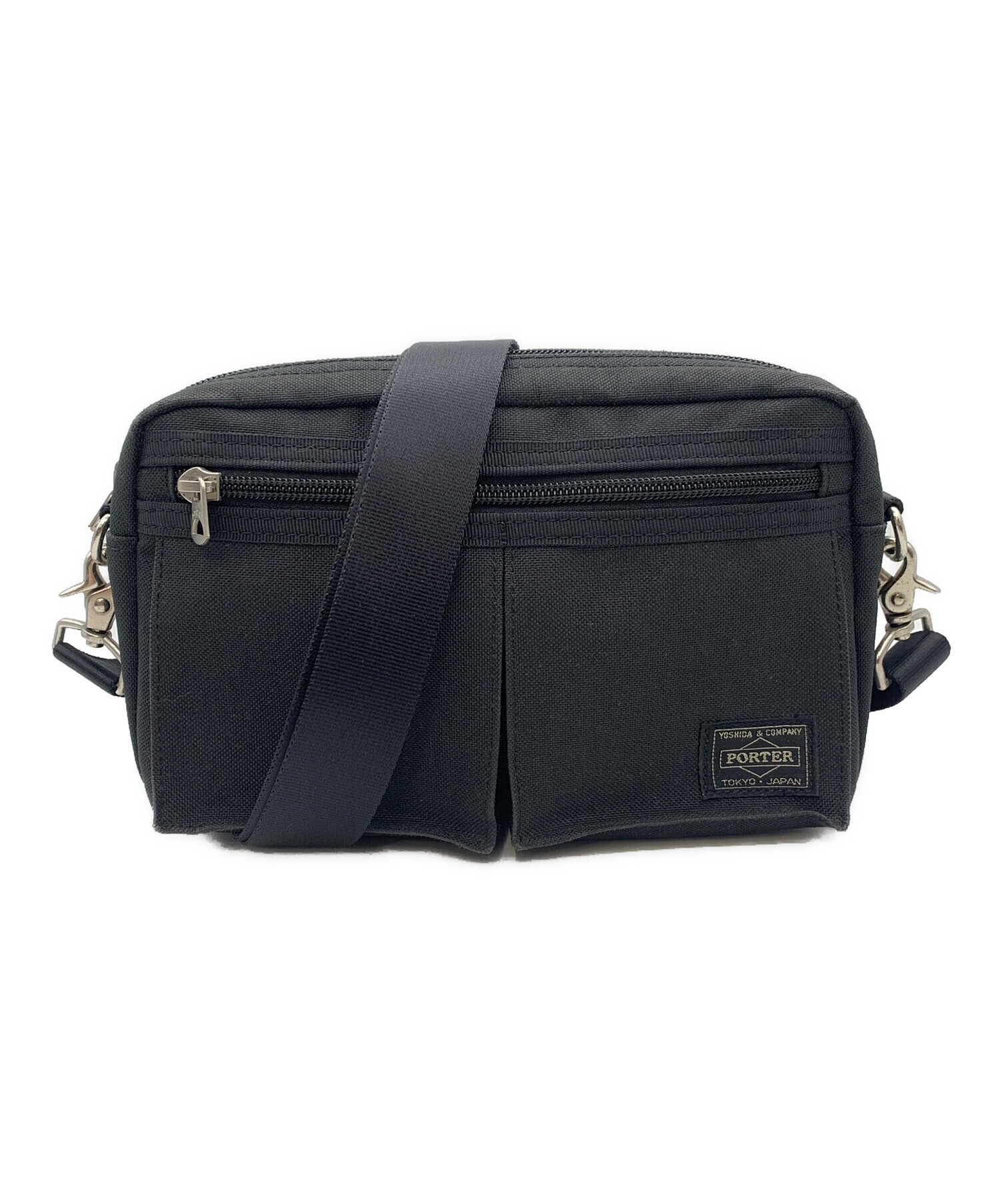 中古・古着通販】PORTER (ポーター) ショルダーバッグ ブラック