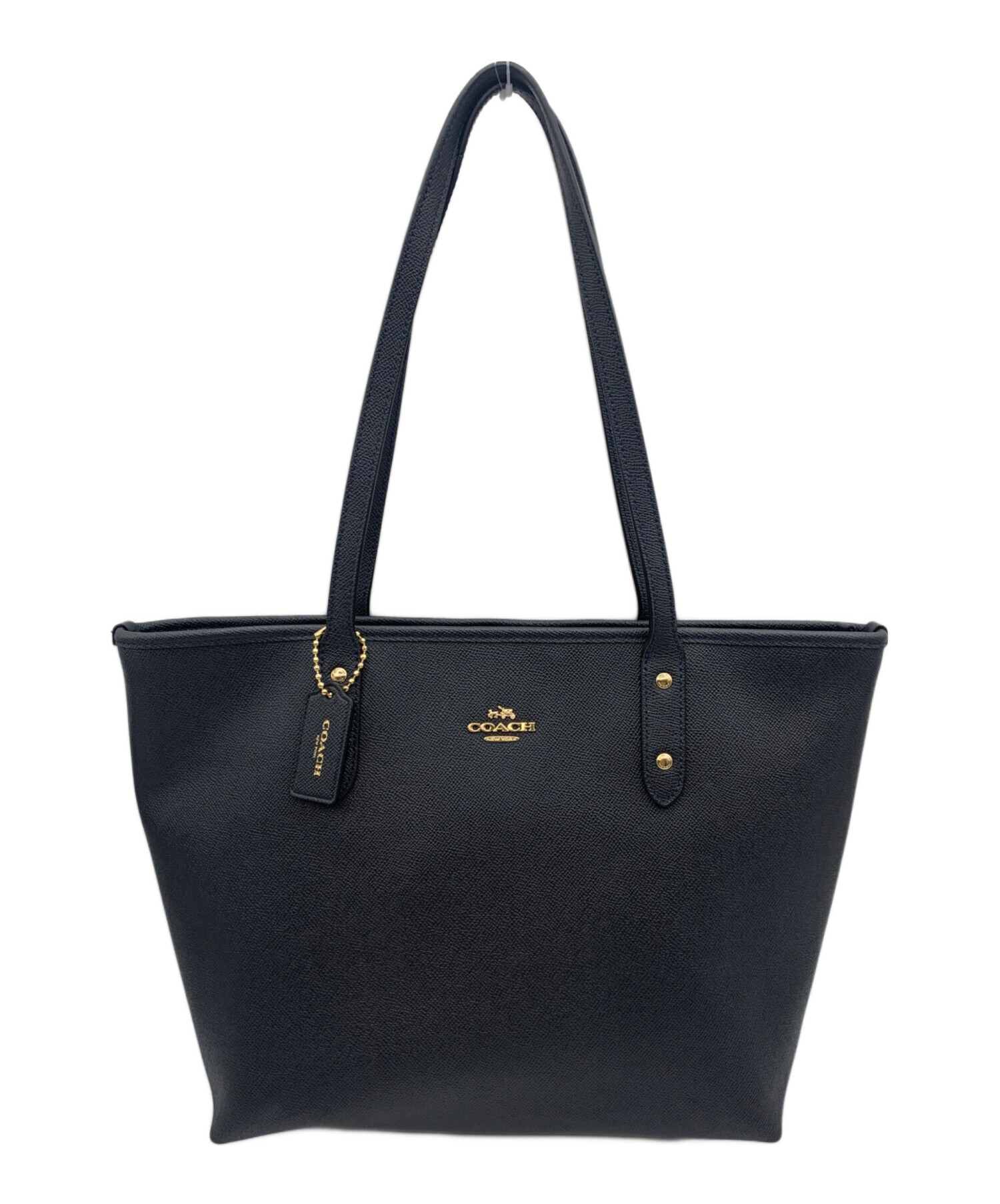 中古・古着通販】COACH (コーチ) トートバッグ ネイビー|ブランド 中古・古着通販】COACH (コーチ) トートバッグ ネイビー|ブランド