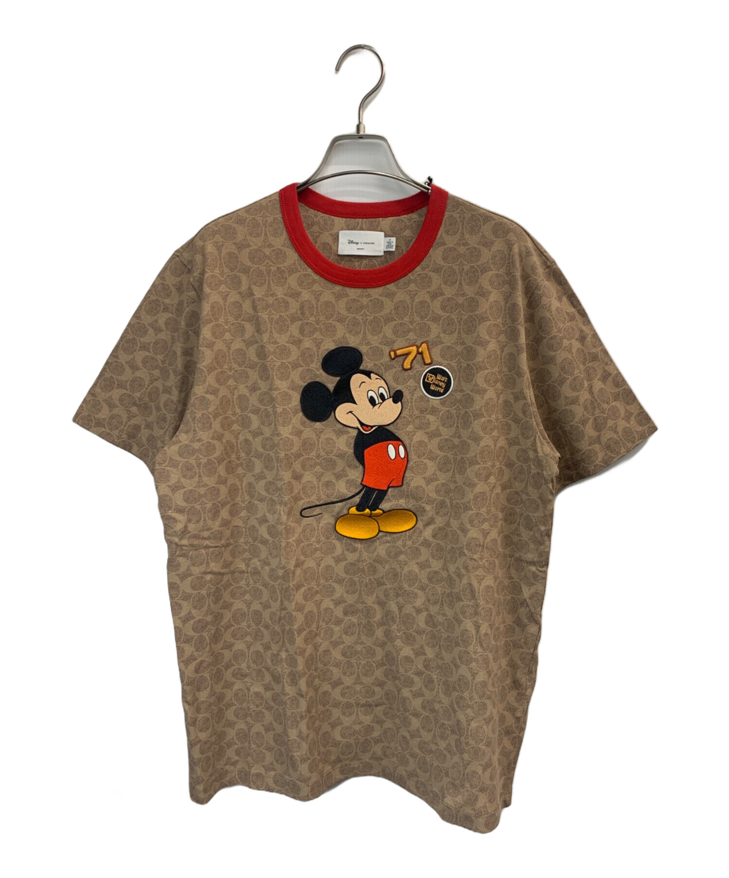 coach コーチ　ミッキー　Tシャツ cdp02_wht_a0