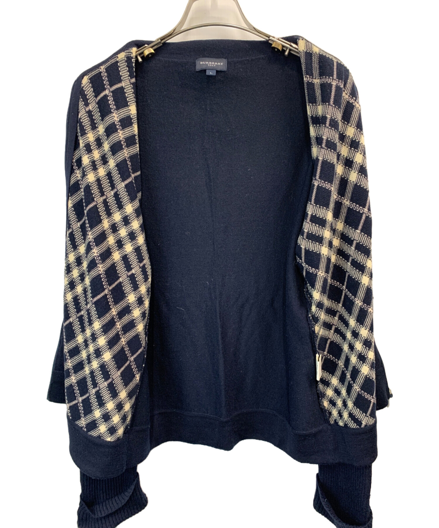 【新品タグ付き】　Burberry golf パーカー/ネイビー 中古・古着通販】BURBERRY GOLF (バーバリーゴルフ) ジップパーカー