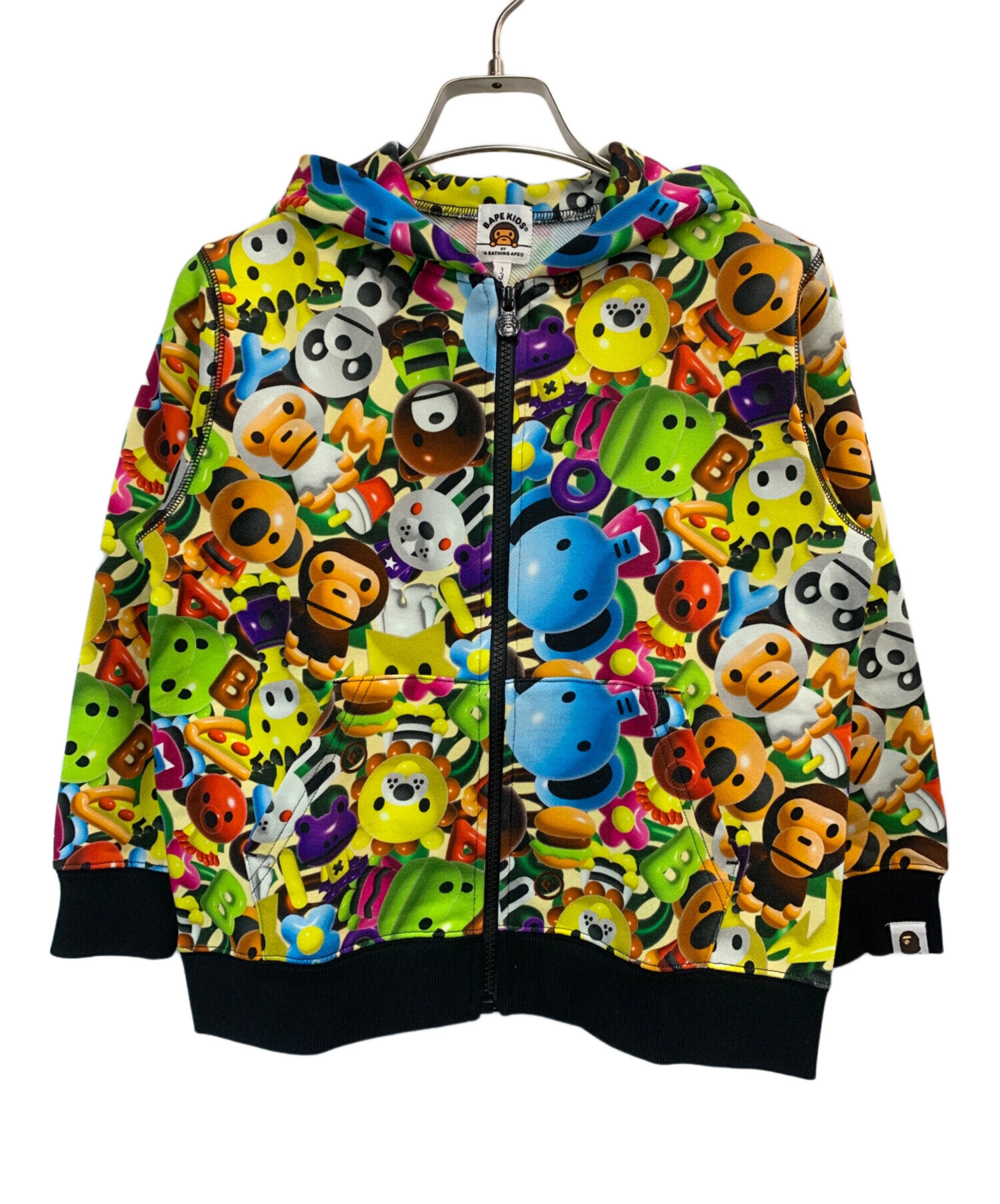 中古・古着通販】BAPE KIDS (ベイプキッズ) ジップパーカー マルチ