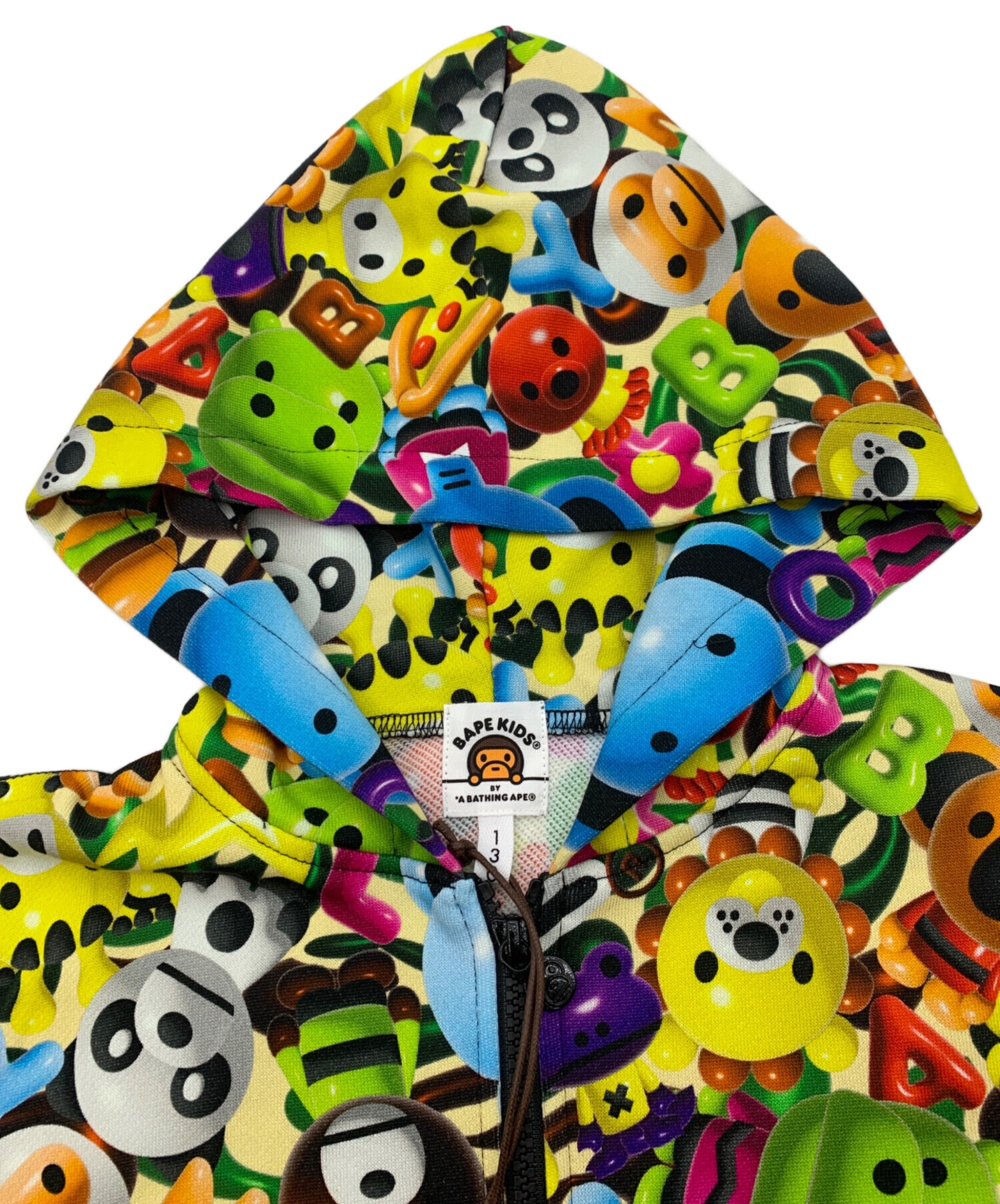 中古・古着通販】BAPE KIDS (ベイプキッズ) ジップパーカー マルチ