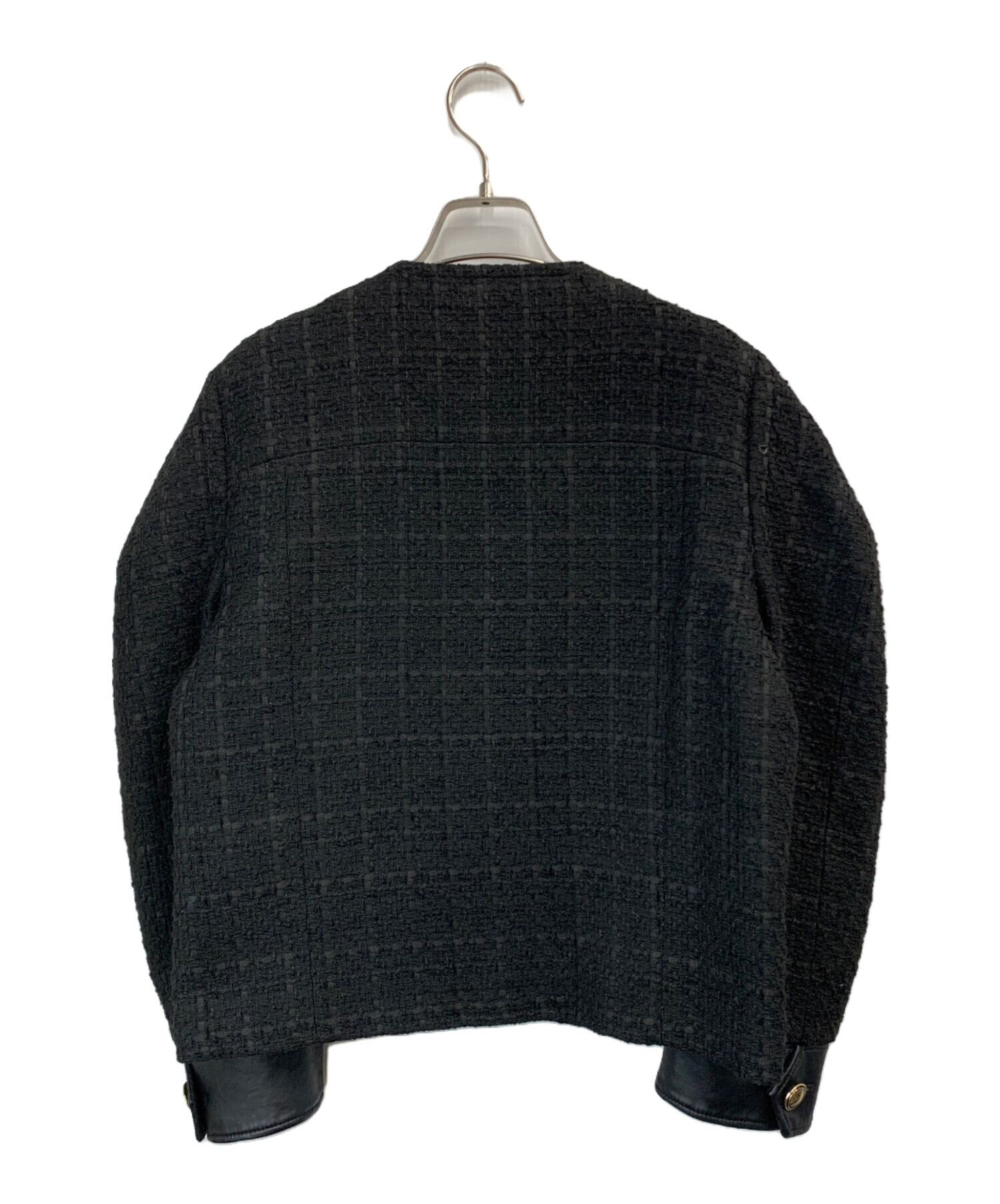 中古・古着通販】ZARA (ザラ) ノーカラージャケット ブラック サイズ