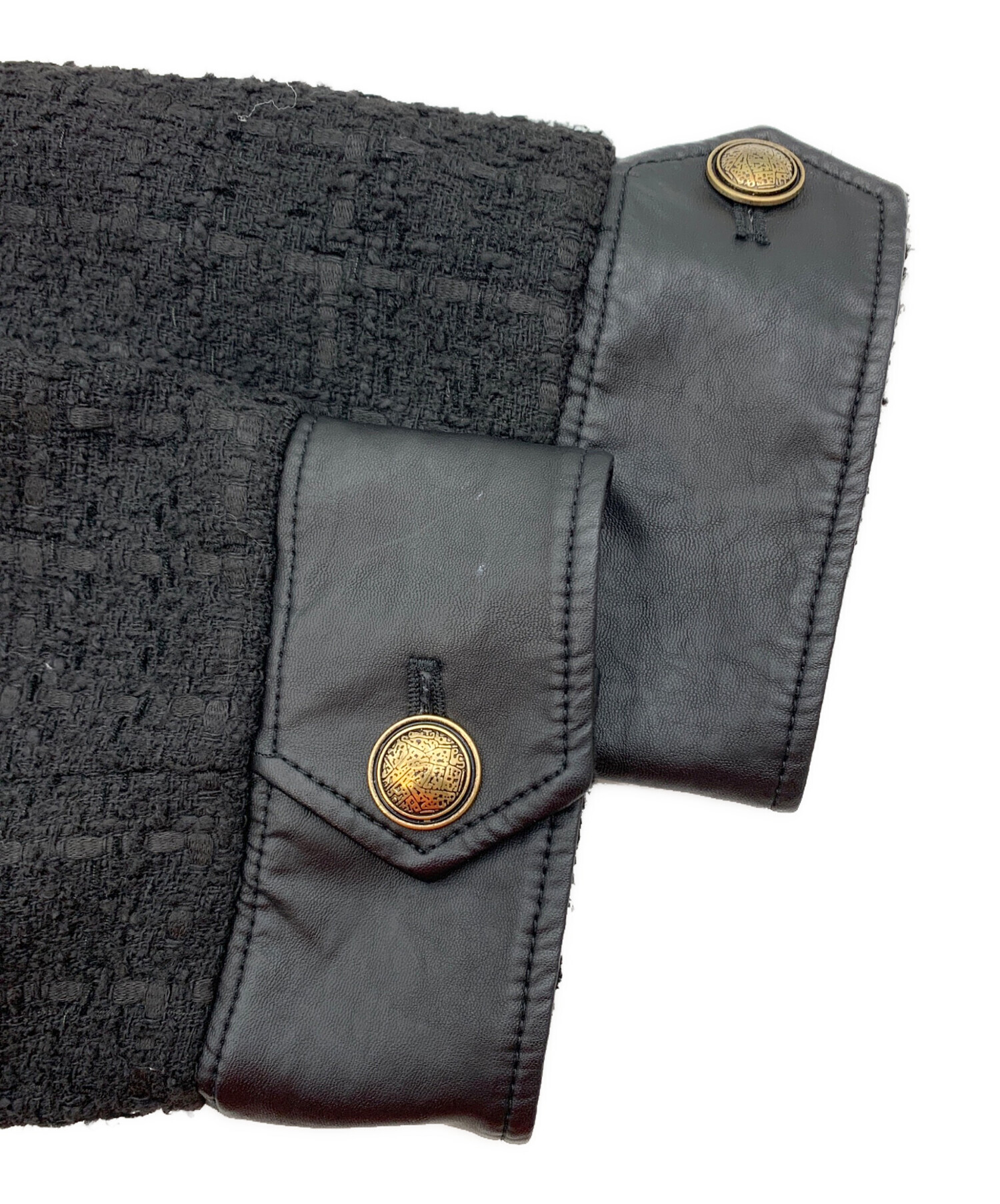 中古・古着通販】ZARA (ザラ) ノーカラージャケット ブラック サイズ