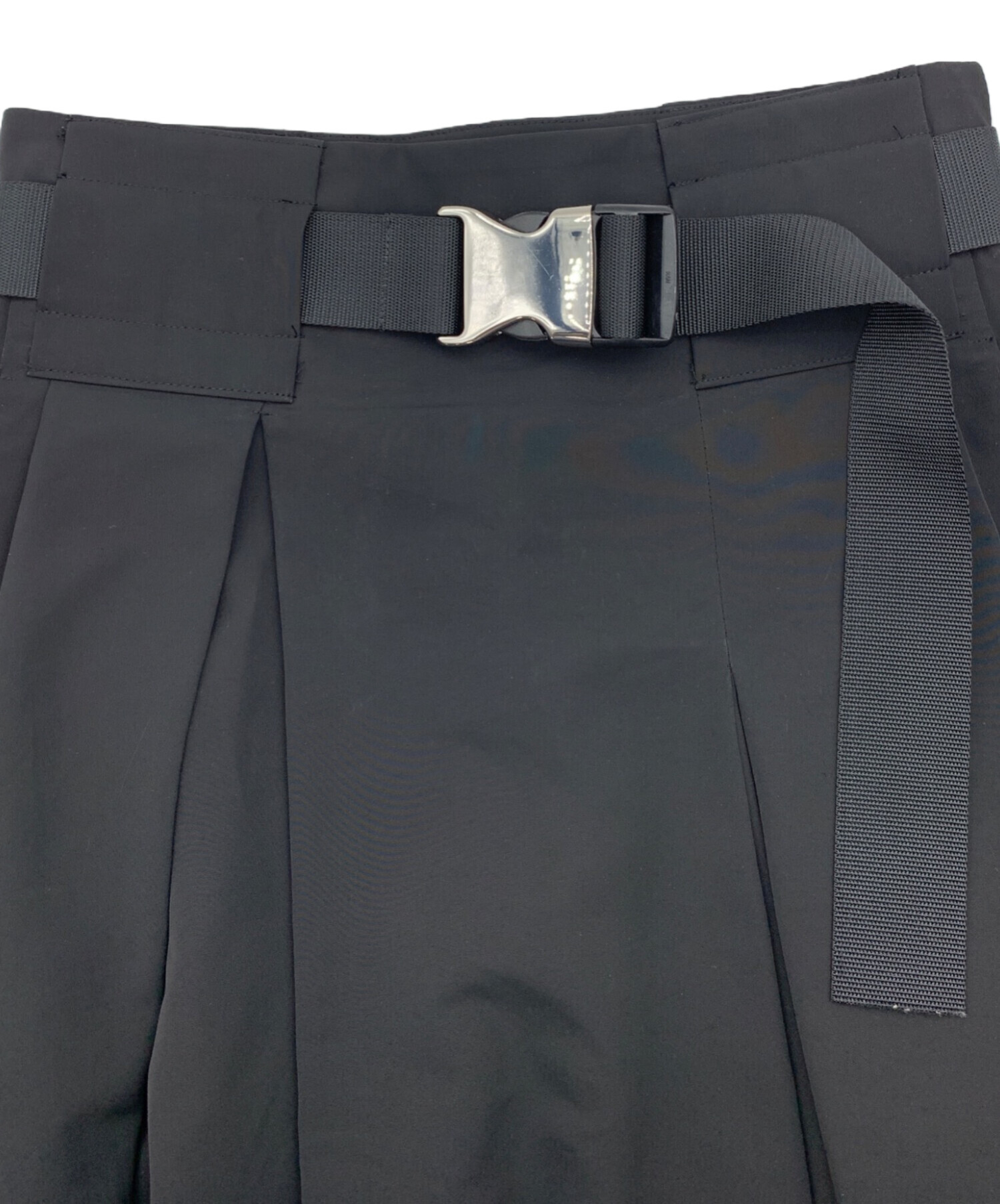 中古・古着通販】Snidel (スナイデル) ベルト付スカート ブラック