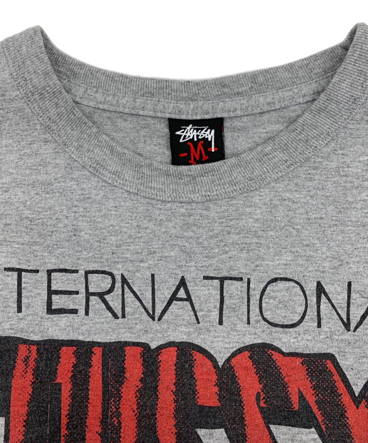 中古・古着通販】stussy (ステューシー) 長袖カットソー グレー サイズ