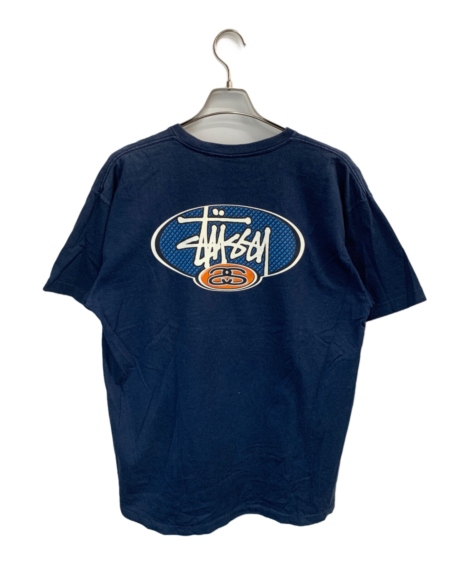 中古・古着通販】stussy (ステューシー) 半袖カットソー ネイビー