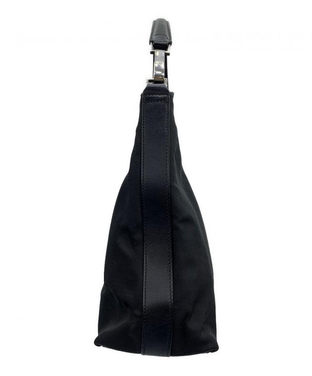 希少 美品 GUCCI ワンショルダー バッグ レザー ブラック 自立 中古・古着通販】GUCCI (グッチ) ワンショルダーバッグ ブラック