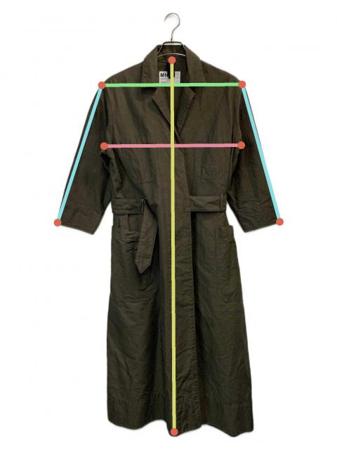 MHL コート カーキ Mサイズ 中古・古着通販】MHL (エムエイチエル) コート カーキ サイズ:1