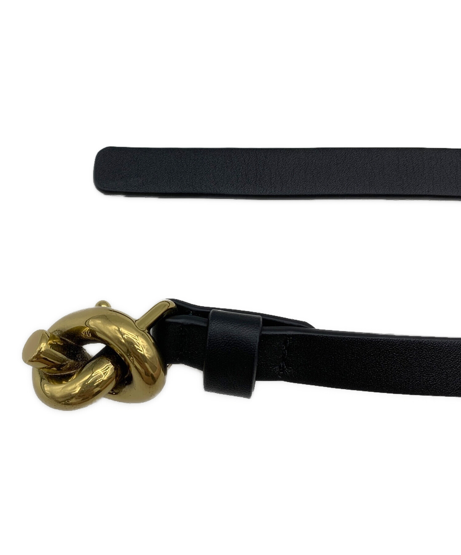 BOTTEGA VENETA ボッテガベネタ ベルト  黒 【古着】【中古】【送料無料】 中古・古着通販】BOTTEGA VENETA (ボッテガベネタ) イントレチャート