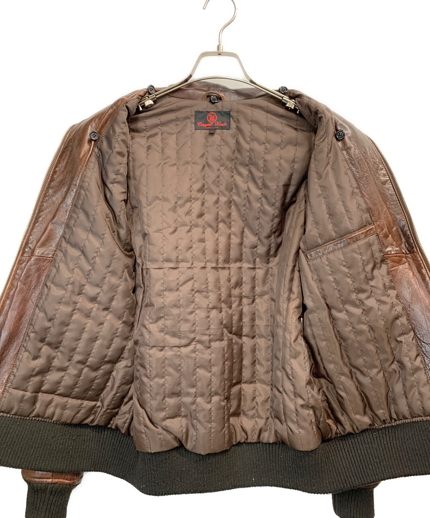 中古・古着通販】CROPPED HEADS (クロップドヘッズ) レザージャケット