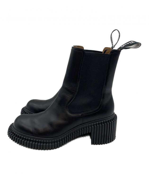 CAMPER カンペール レザー サイドゴアブーツ ブラック　39サイズ　厚底 中古・古着通販】CAMPER (カンペール) サイドゴアブーツ ブラック