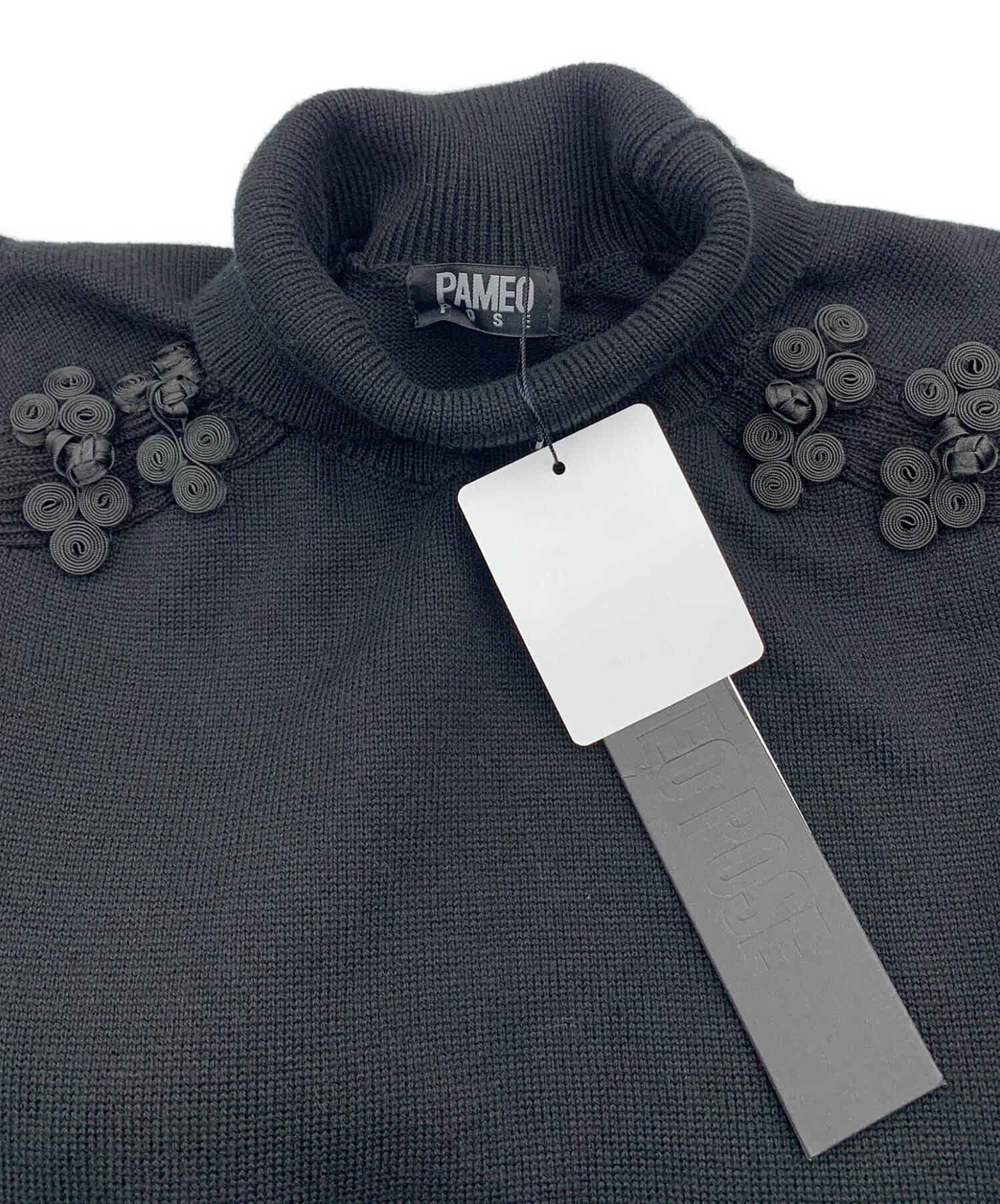中古・古着通販】PAMEO POSE (パメオポーズ) Mandarin Knit Dress