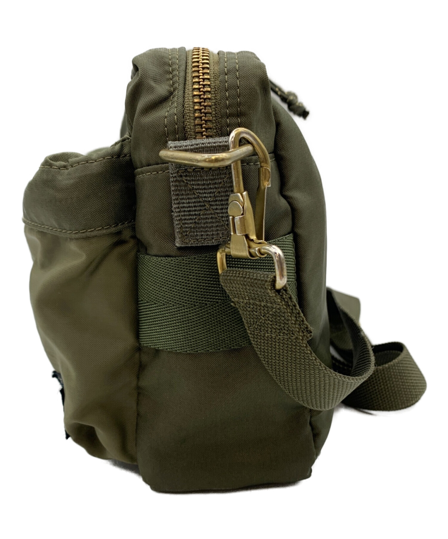 PORTER ポーター カーキ　ショルダー 中古・古着通販】PORTER (ポーター) ショルダーバッグ カーキ