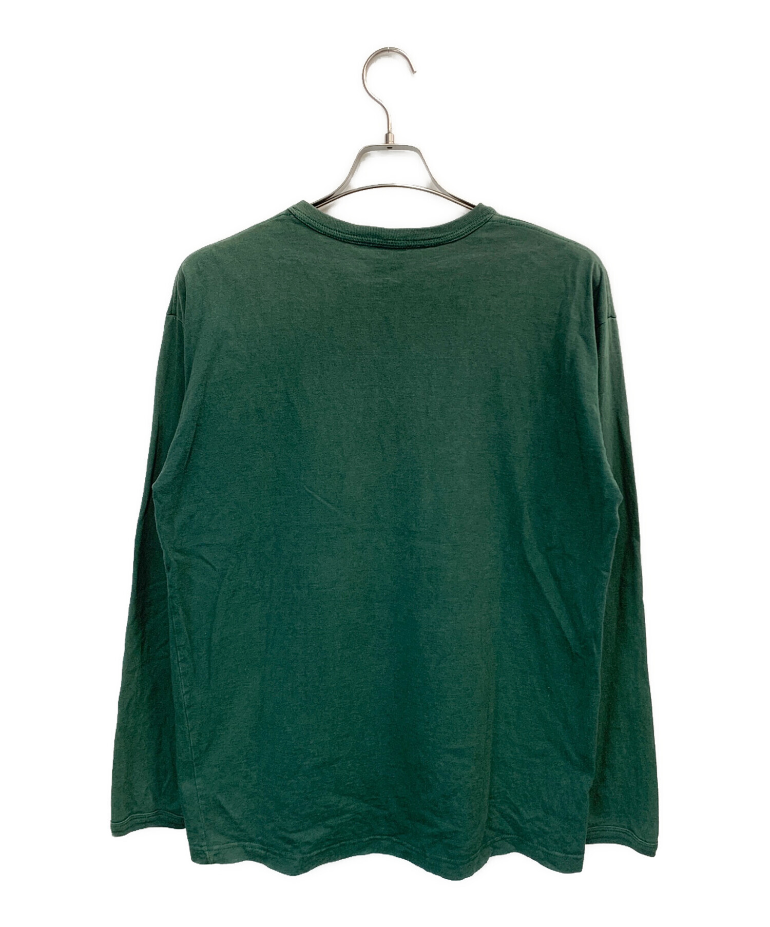 中古・古着通販】stussy (ステューシー) 長袖カットソー グリーン 