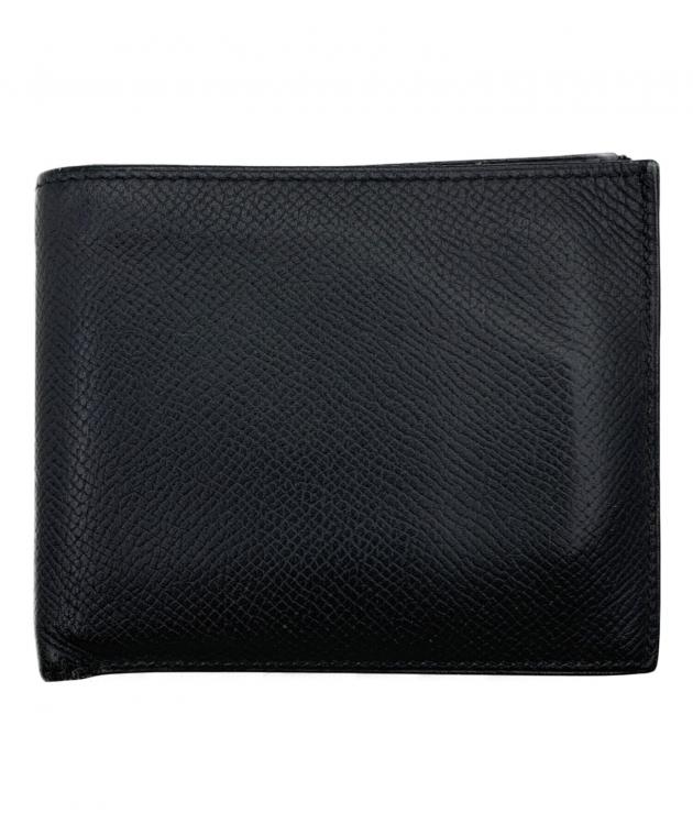 エルメス　コリエドシアン　エプソン　ブラック　訳あり　ヴィンテージ　本物 中古・古着通販】HERMES (エルメス) エプソン 2つ折り財布 ブラック