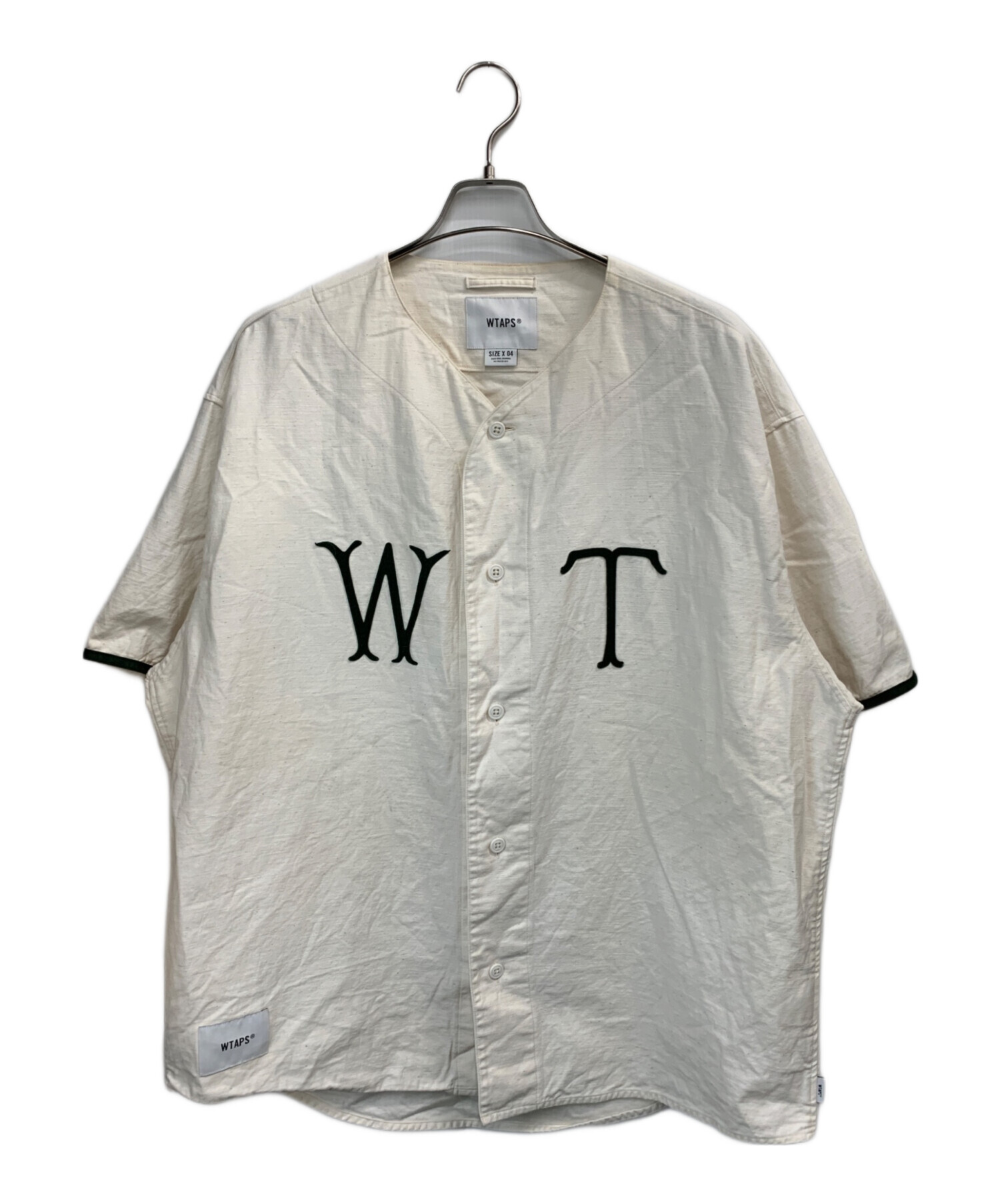中古・古着通販】WTAPS (ダブルタップス) 半袖シャツ ベージュ サイズ