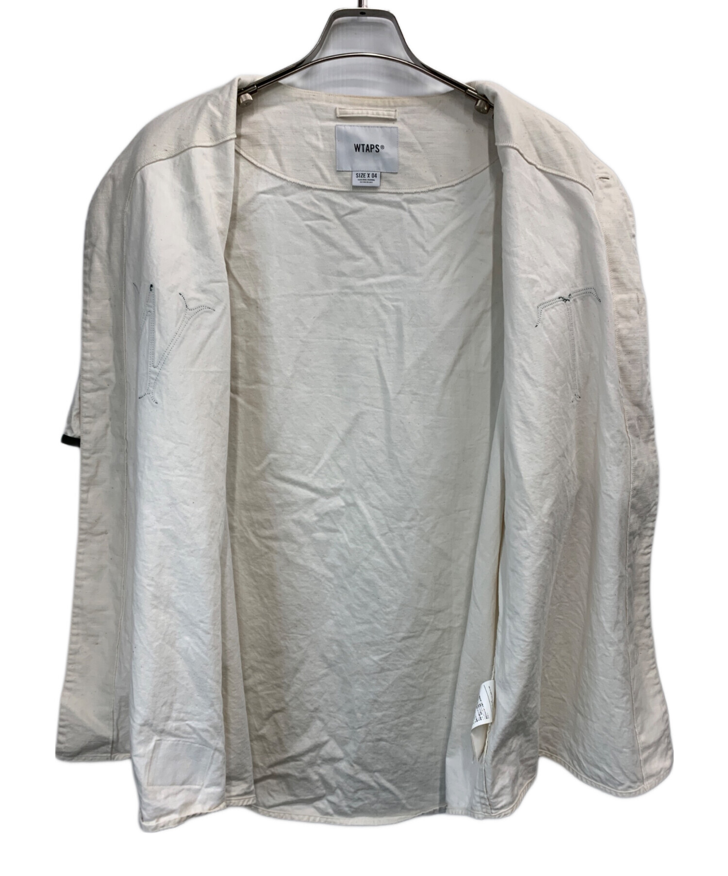 中古・古着通販】WTAPS (ダブルタップス) 半袖シャツ ベージュ サイズ