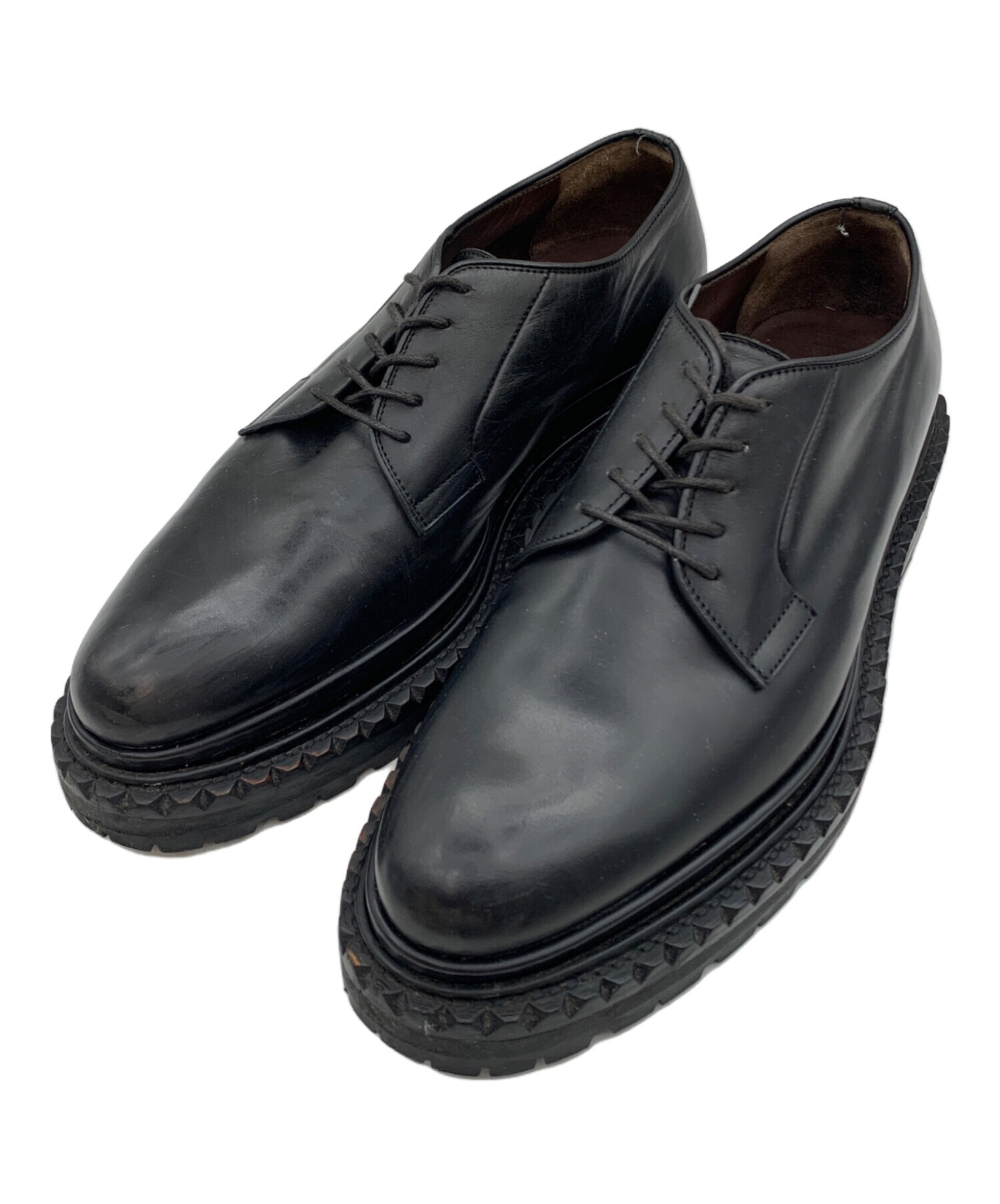 中古・古着通販】RAF SIMONS (ラフシモンズ) レザーシューズ ブラック