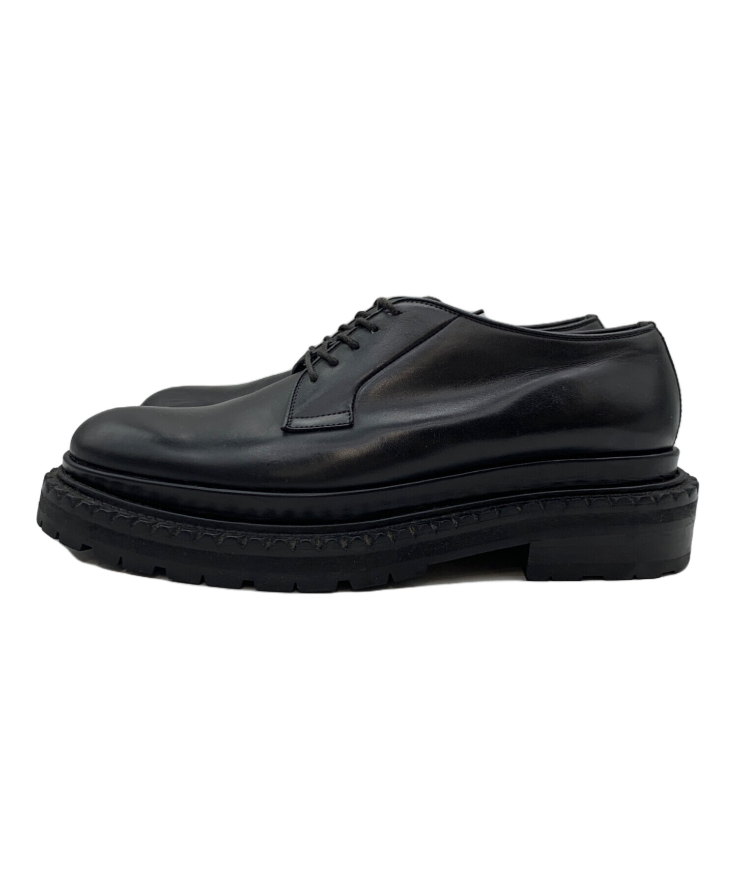 中古・古着通販】RAF SIMONS (ラフシモンズ) レザーシューズ ブラック