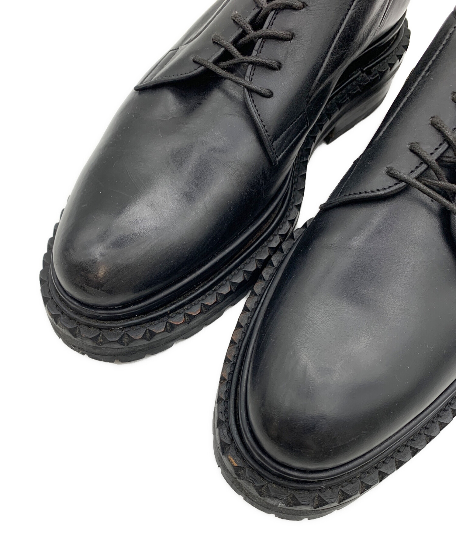 中古・古着通販】RAF SIMONS (ラフシモンズ) レザーシューズ ブラック
