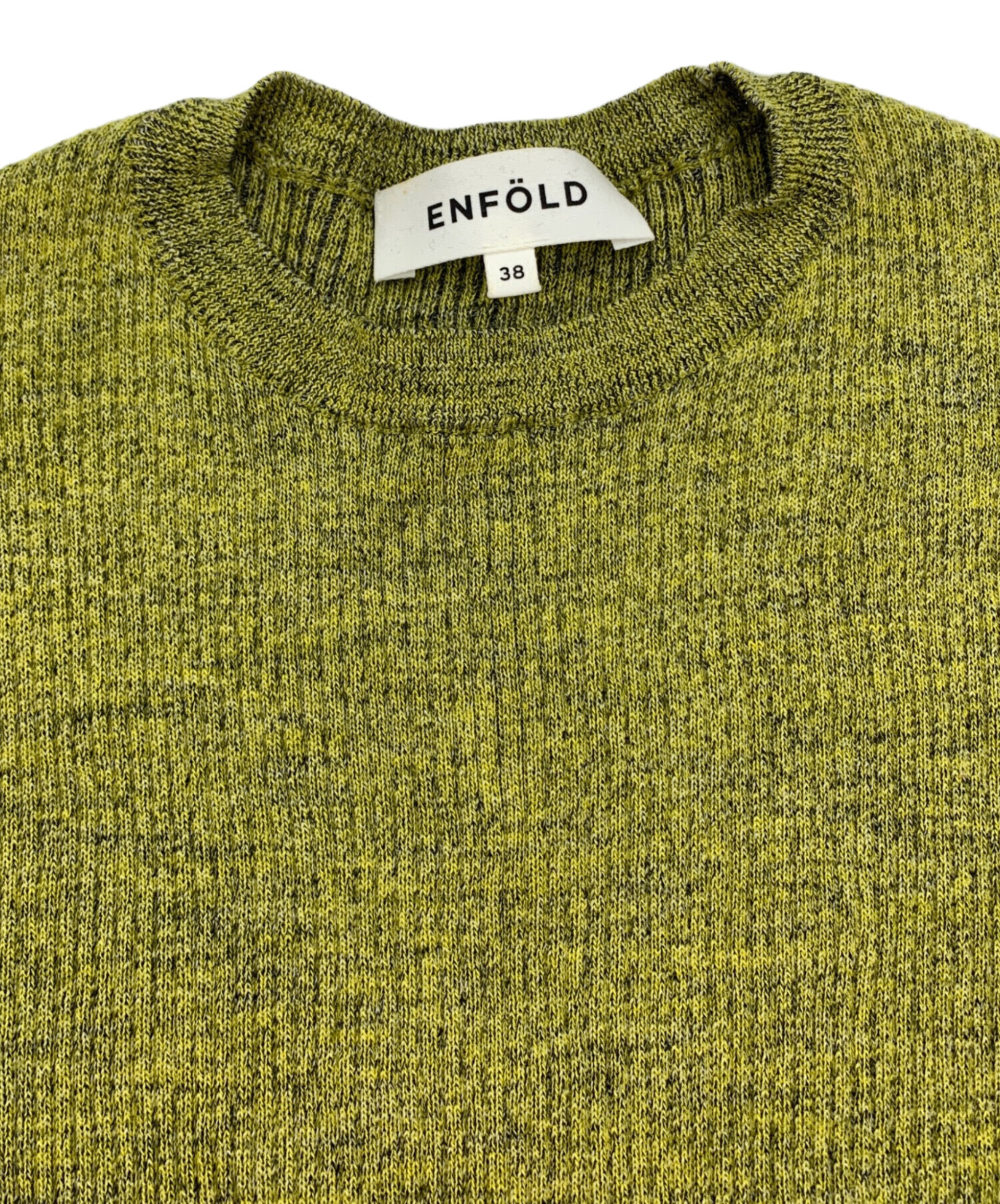 中古・古着通販】ENFOLD (エンフォルド) 薄手ニット グリーン サイズ