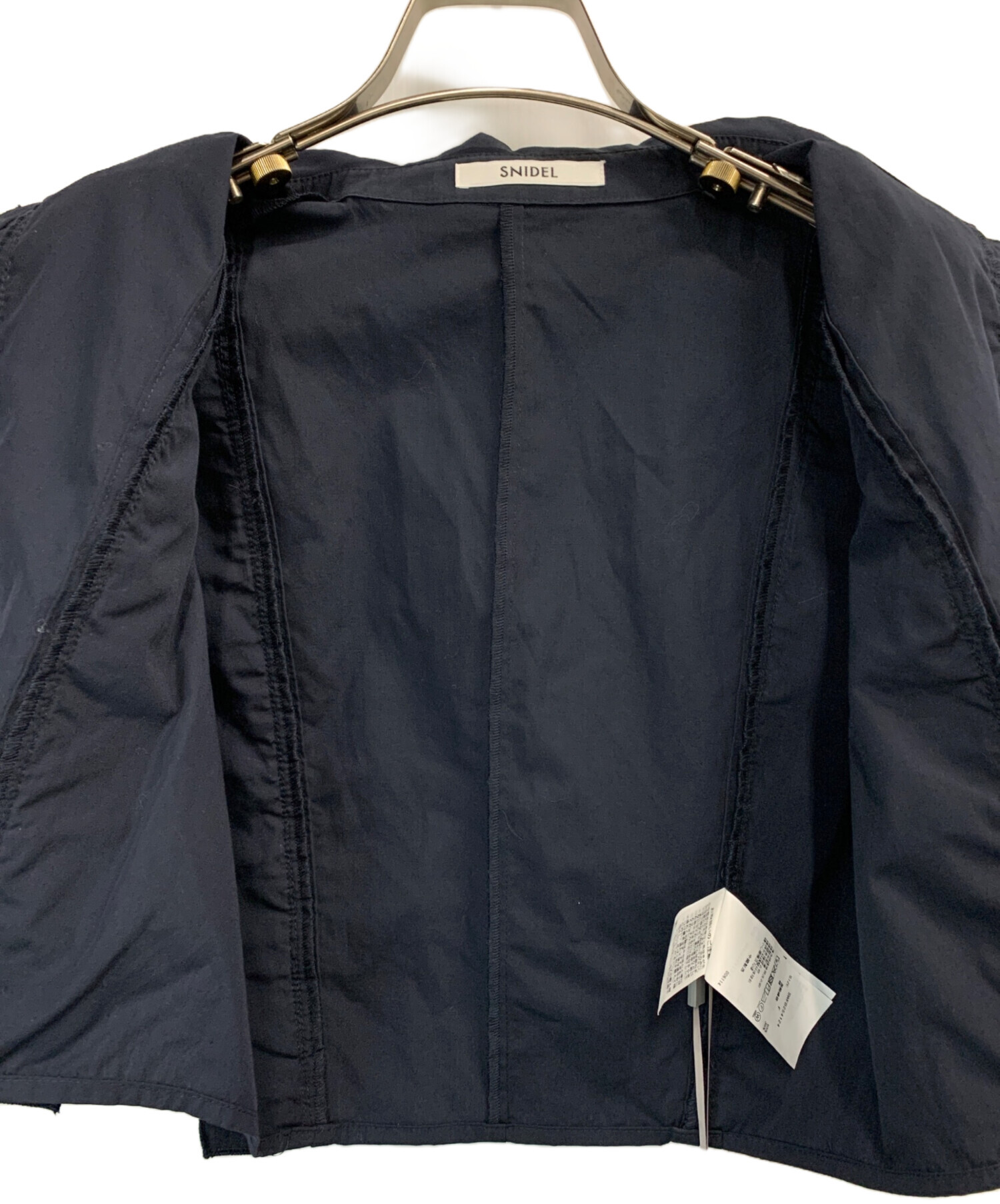 中古・古着通販】Snidel (スナイデル) ノースリクロップドフリルシャツ