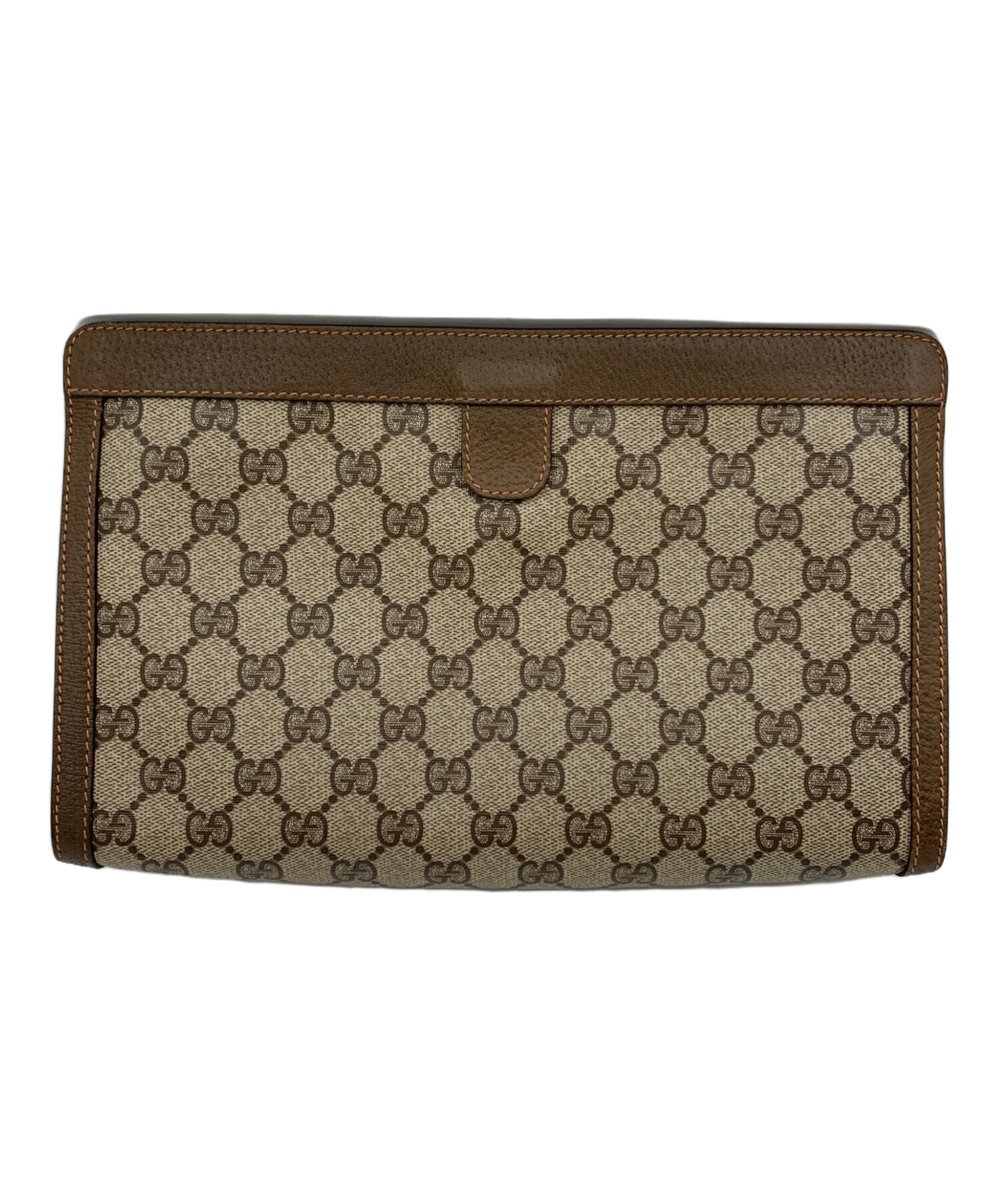 中古・古着通販】GUCCI (グッチ) クラッチバッグ ブラウン｜ブランド
