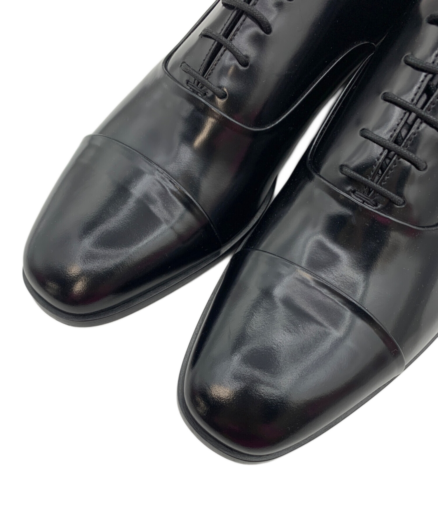 中古・古着通販】PRADA (プラダ) ストレートチップシューズ ブラック