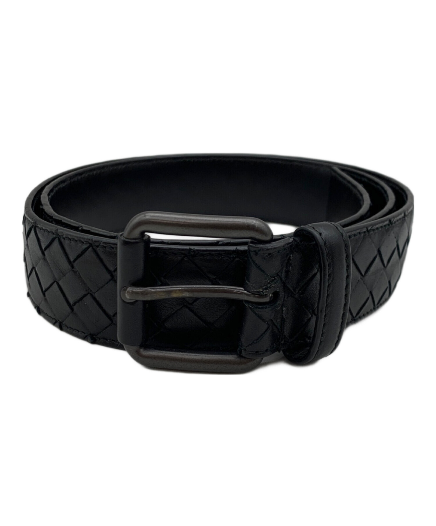 中古・古着通販】BOTTEGA VENETA (ボッテガベネタ) ベルト ブラック