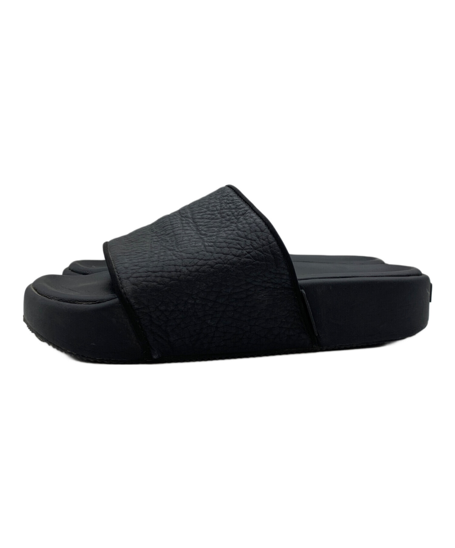 Y-3 厚底 スライド サンダル ワイスリー 中古・古着通販】Y-3 (ワイスリー) 厚底スライドサンダル ブラック