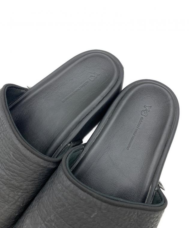 中古・古着通販】Y-3 (ワイスリー) 厚底スライドサンダル ブラック