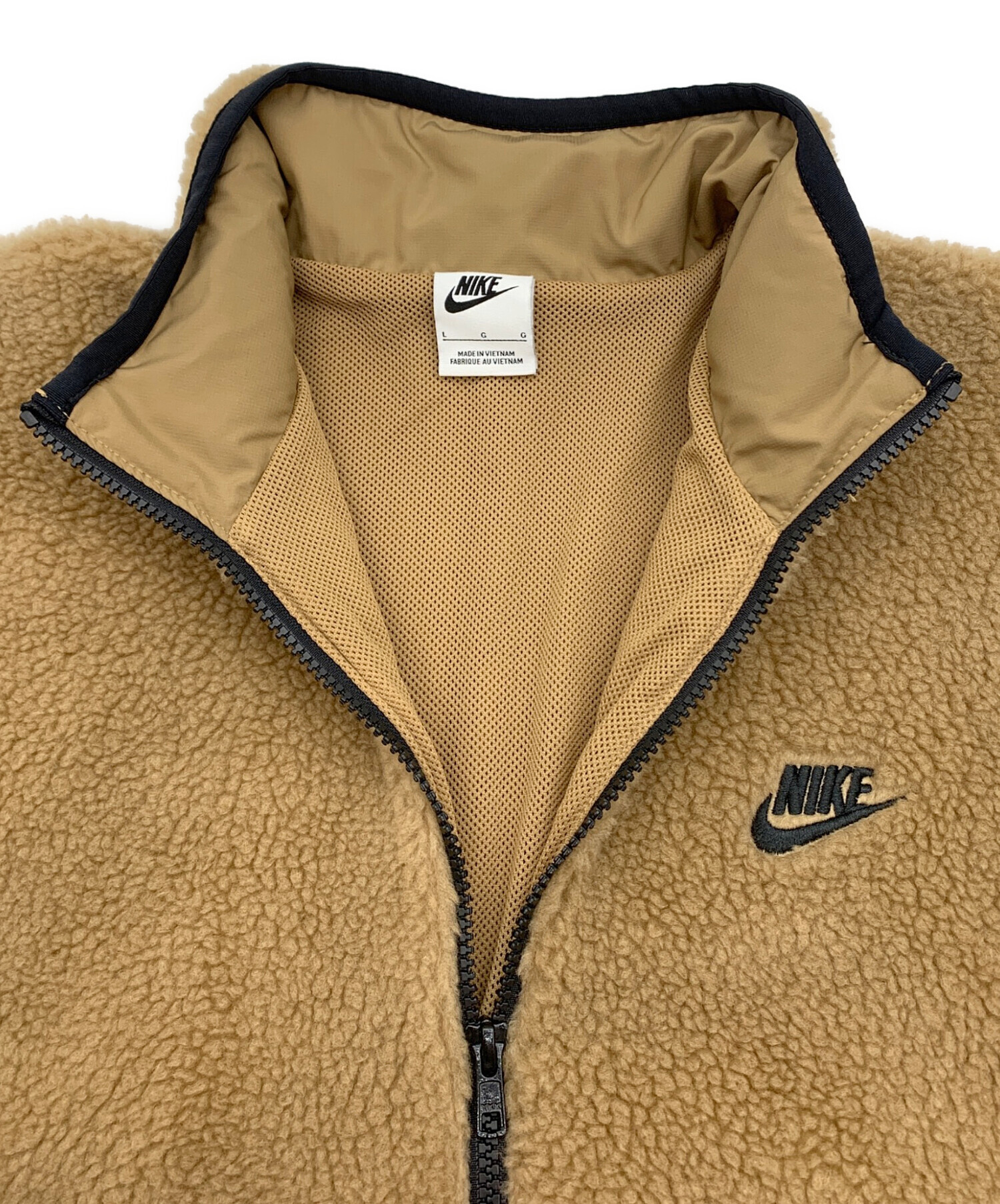 中古・古着通販】NIKE (ナイキ) CLUB+WINTER ANORAK HALF ZIP L/S TOP 