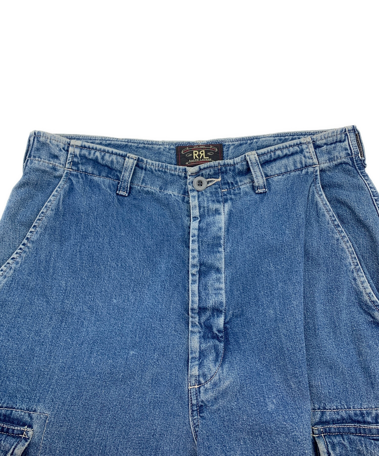 中古・古着通販】RRL (ダブルアールエル) デニムカーゴパンツ