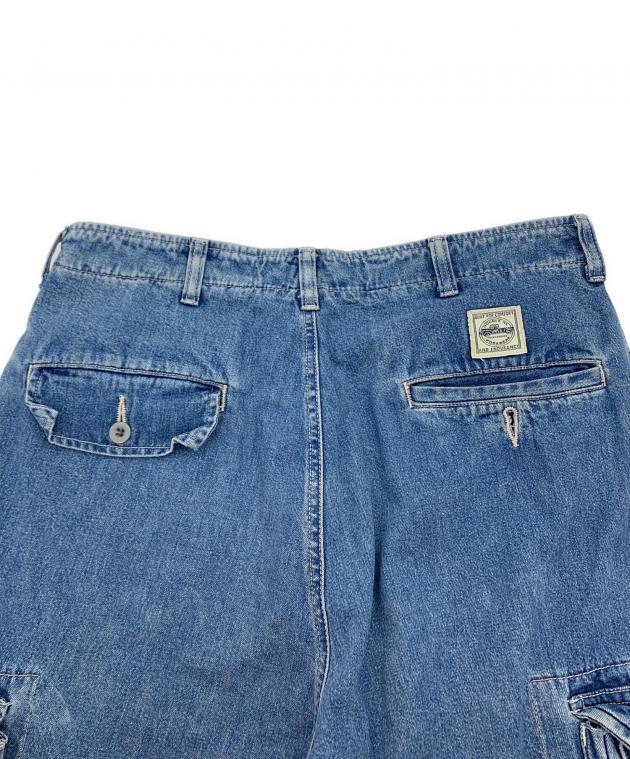 中古・古着通販】RRL (ダブルアールエル) デニムカーゴパンツ