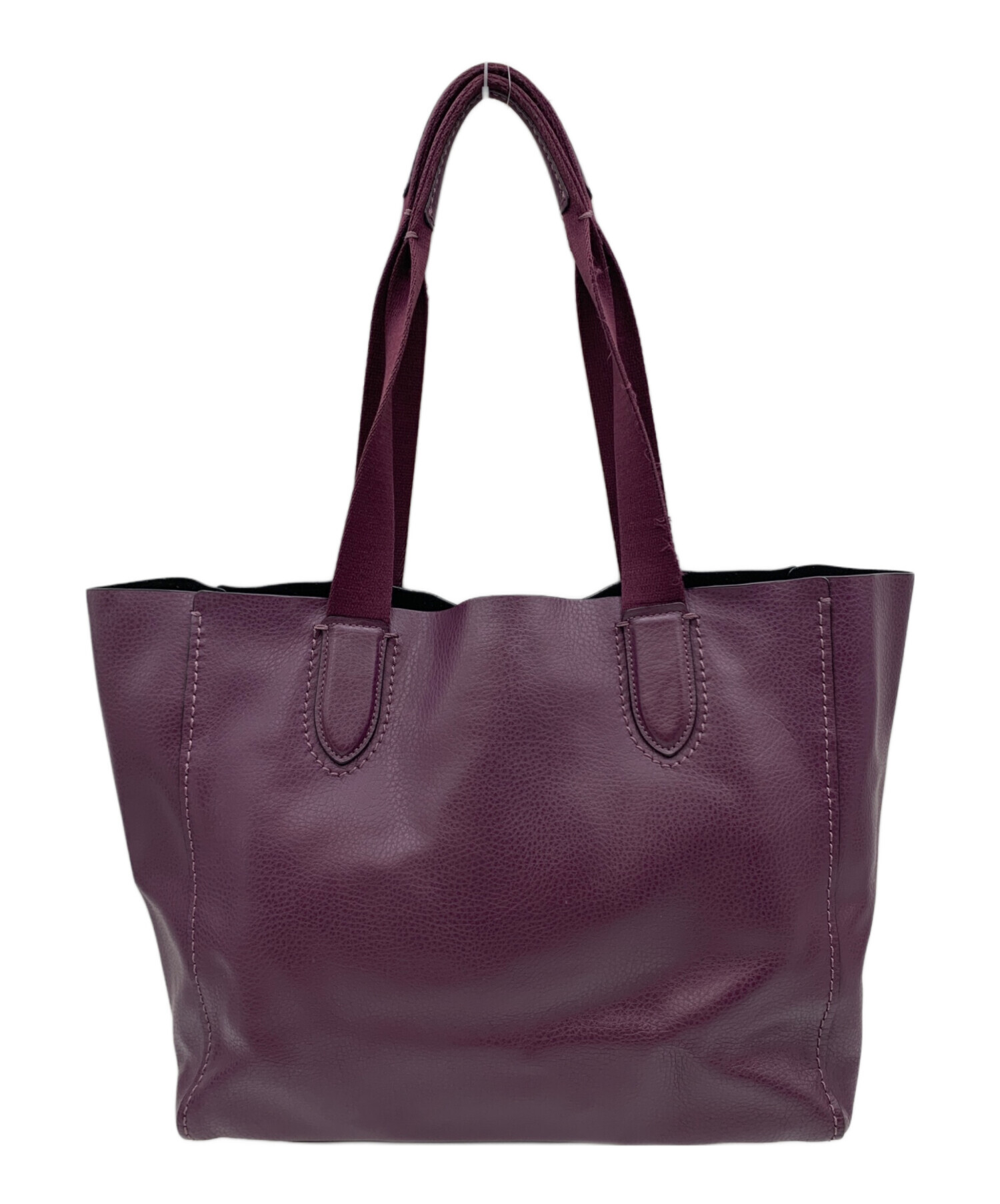 3267 コーチ　トート　現行モデル　ブラックパープル 中古・古着通販】COACH (コーチ) DERBY TOTE パープル｜ブランド・古着