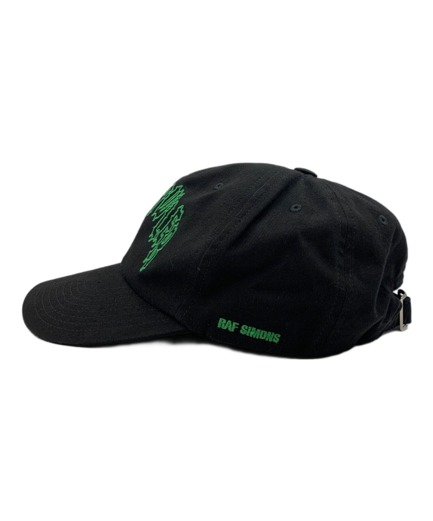 RAF SIMONS ラフシモンズ 22SS キャップ 中古・古着通販】RAF SIMONS (ラフシモンズ) キャップ ブラック サイズ