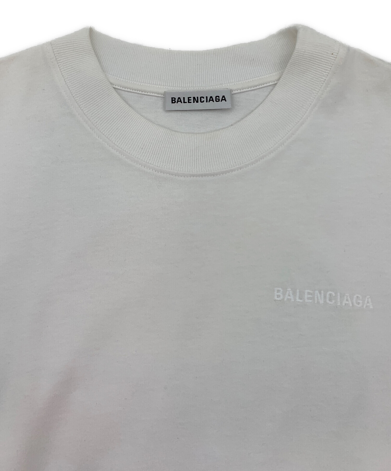 中古・古着通販】BALENCIAGA (バレンシアガ) 半袖Tシャツ ホワイト